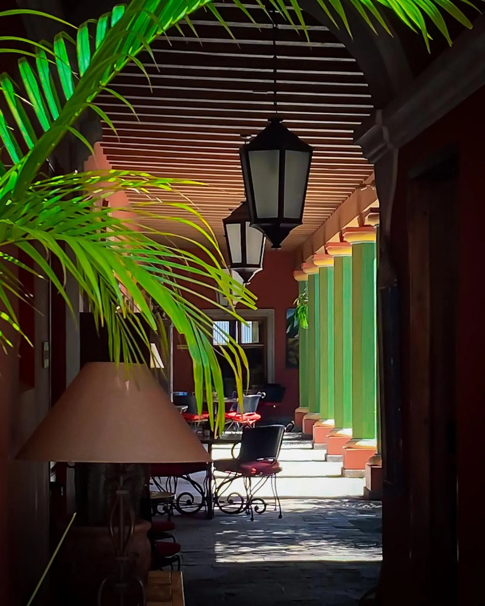 Garden in Hacienda de los Santos