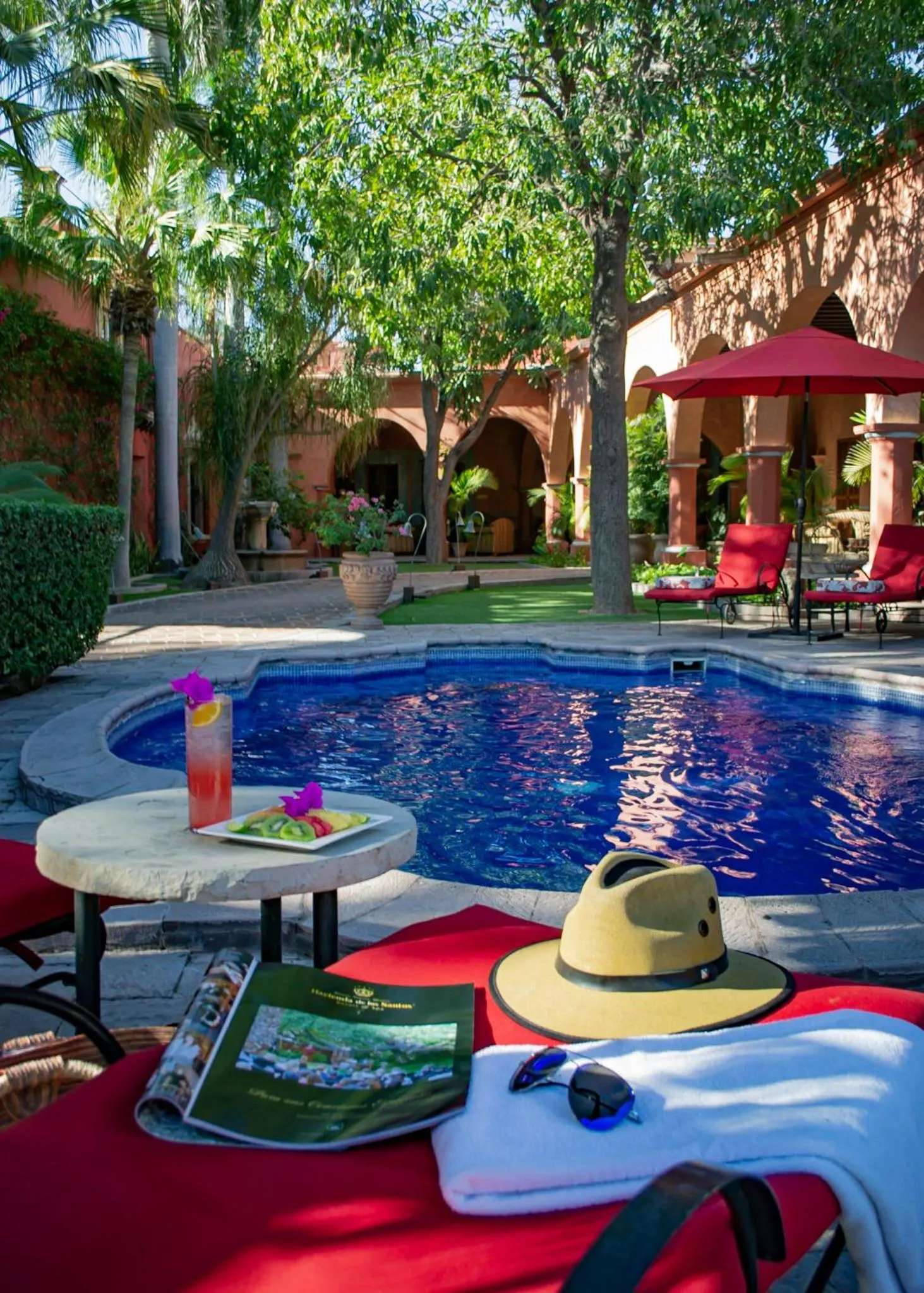Patio in Hacienda de los Santos