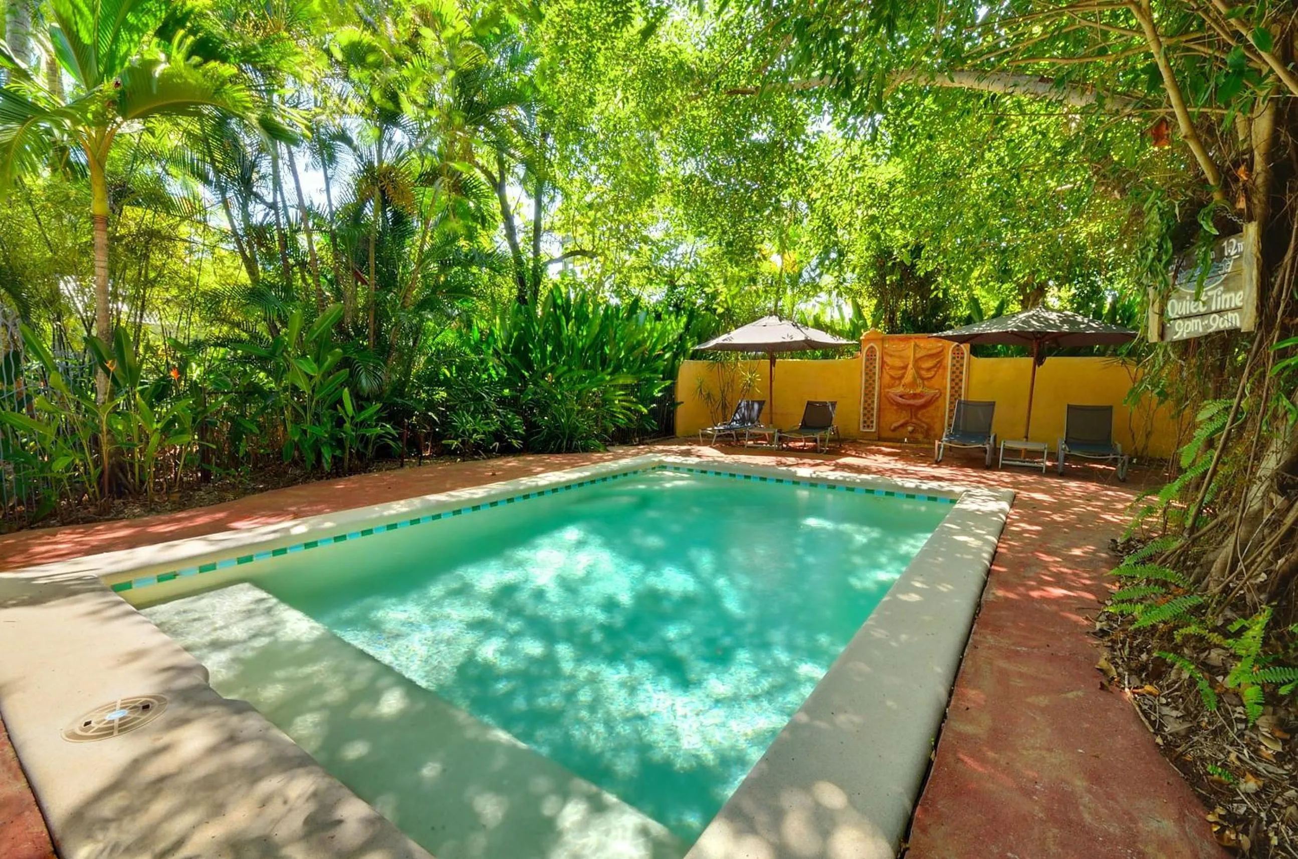 Swimming pool in Sejala Beach Huts