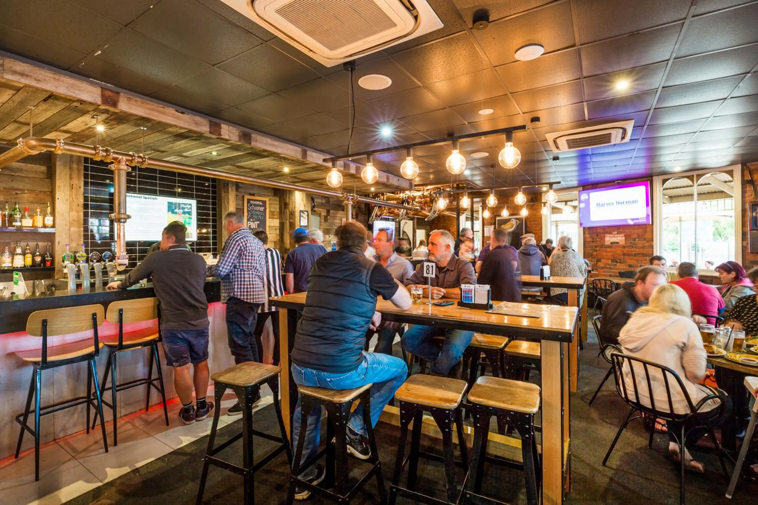 People in National Hotel Complex Bendigo