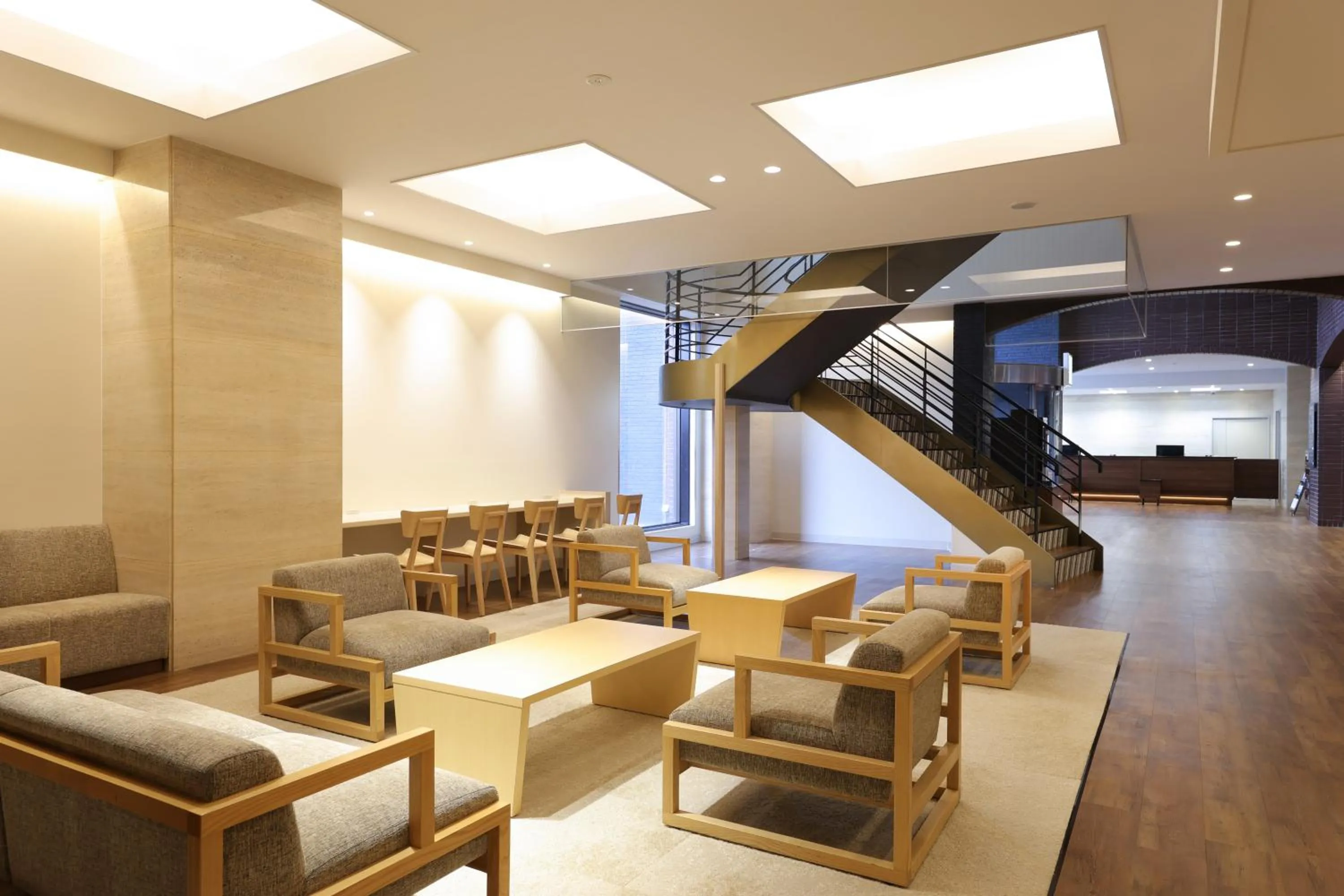 Lobby or reception in HOTEL MYSTAYS Kumamoto Riverside