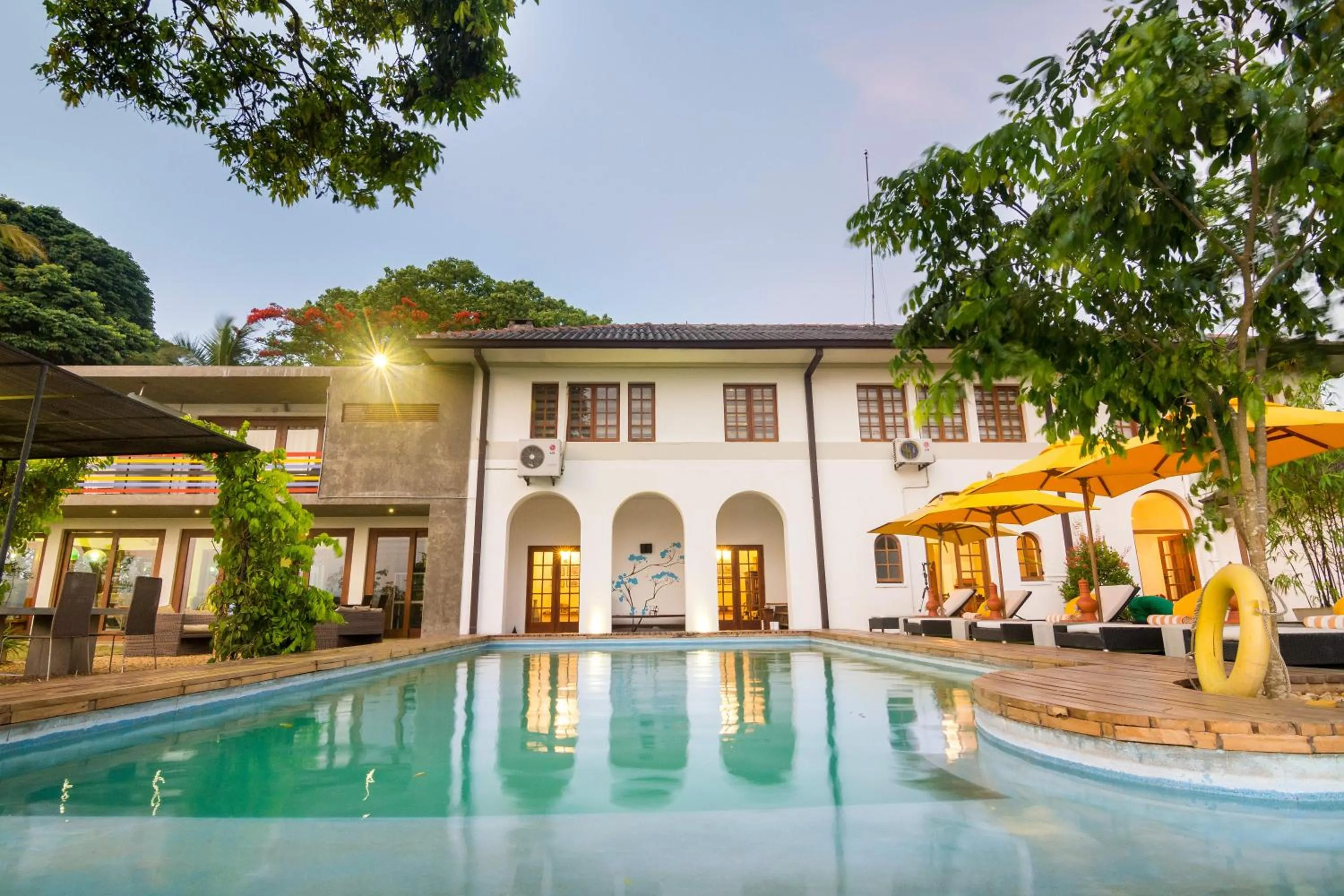 Swimming pool in The Elephant Stables