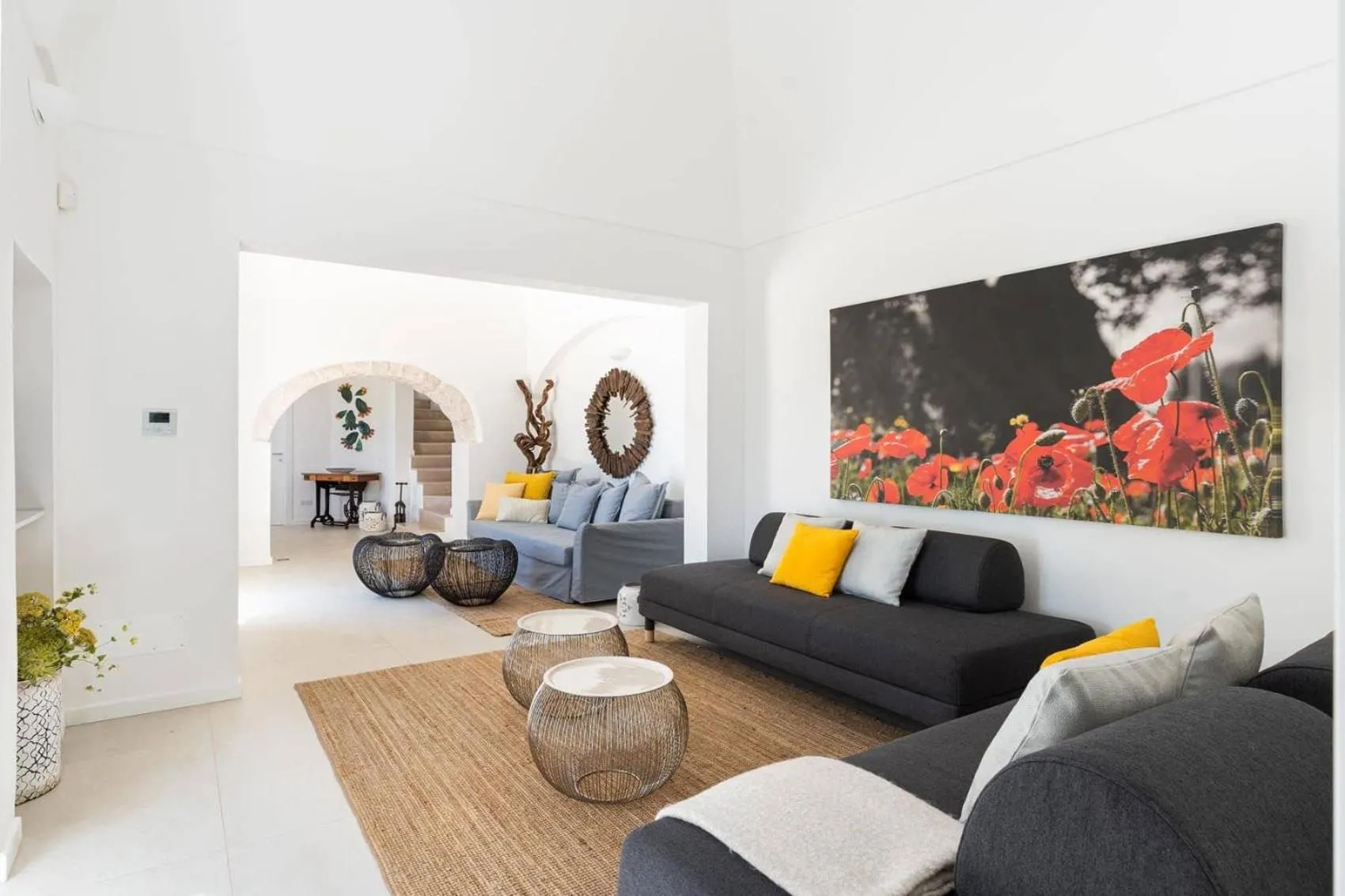 Living room in Villa Lemorè