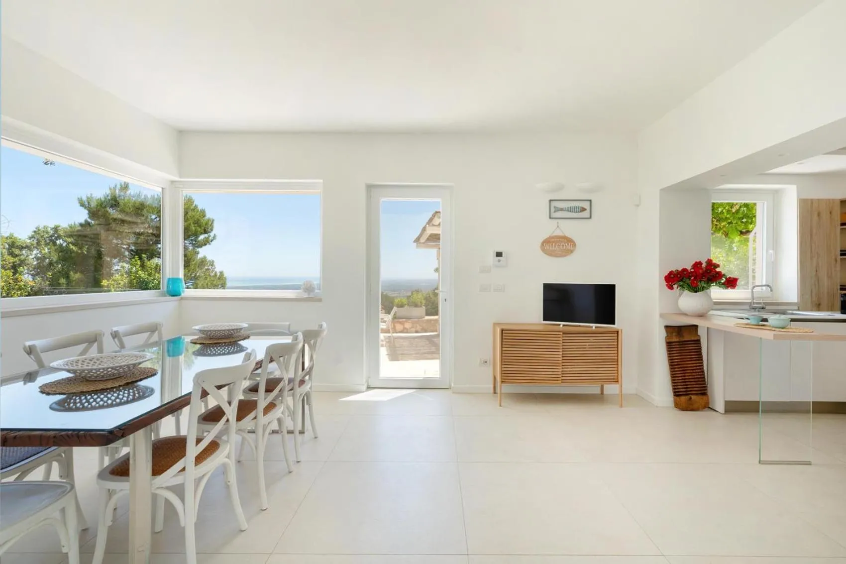 Kitchen or kitchenette in Villa Lemorè