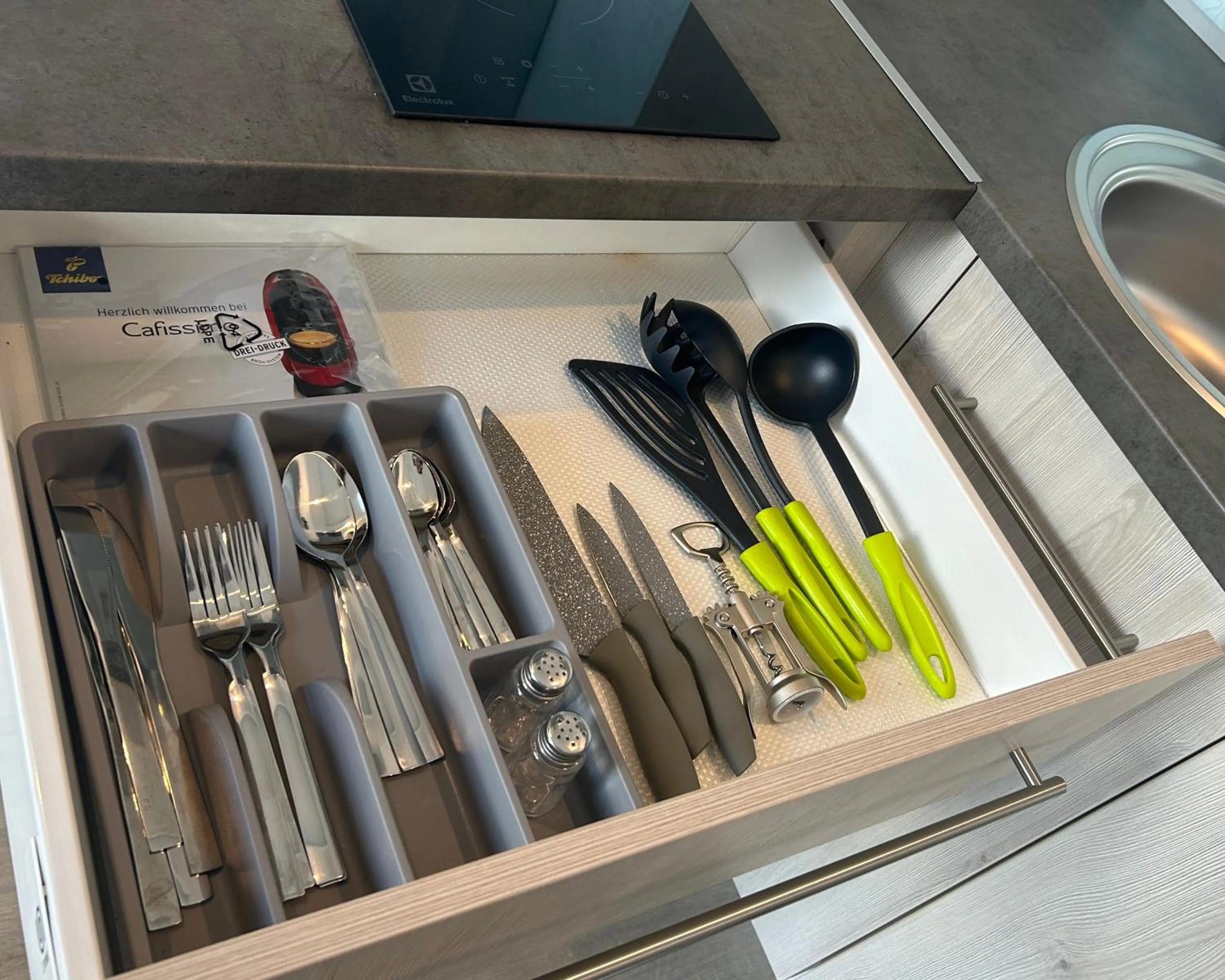 Kitchen or kitchenette in Fibula Residence Hotel & Wellness - Adults Only