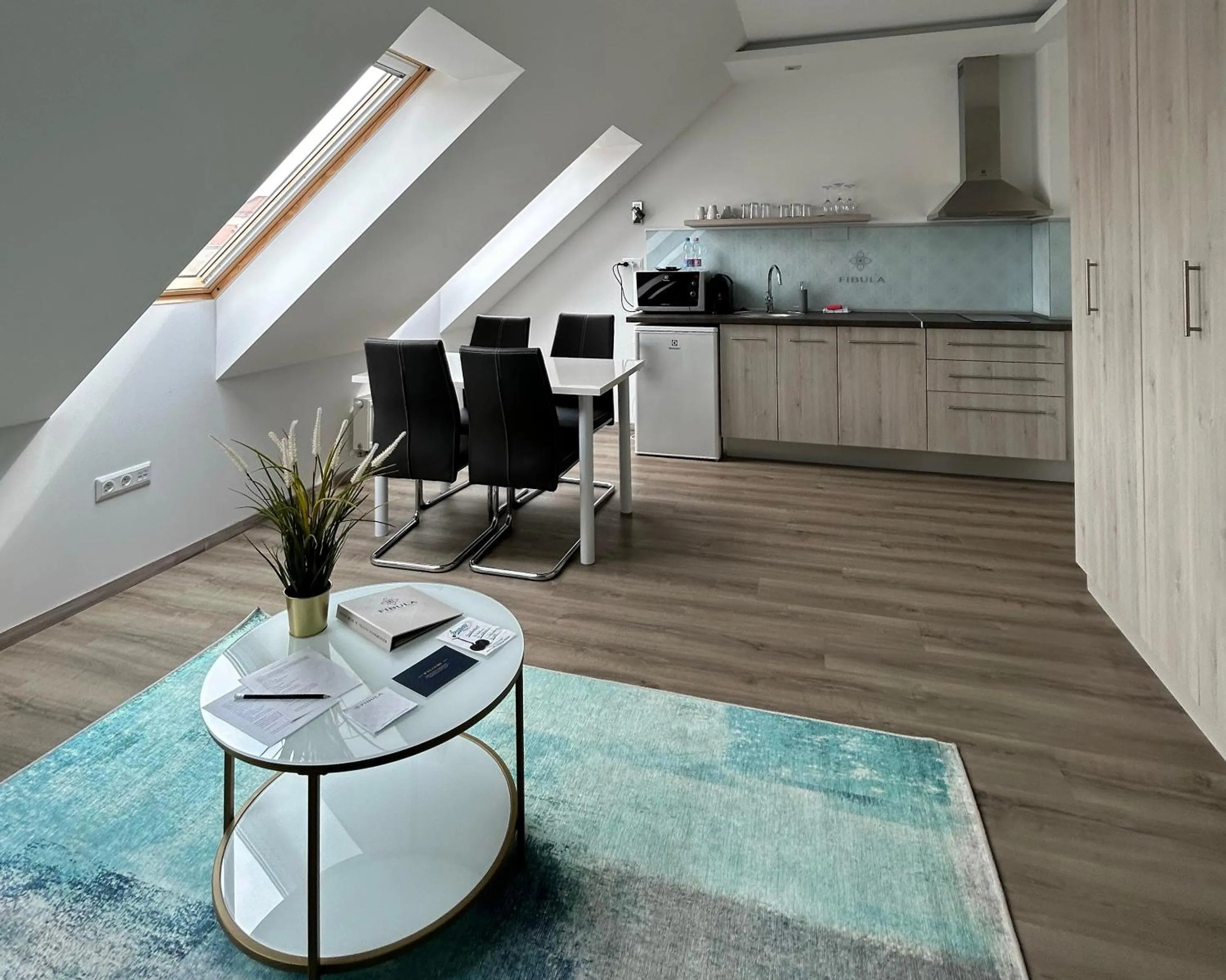 Kitchen or kitchenette in Fibula Residence Hotel & Wellness - Adults Only