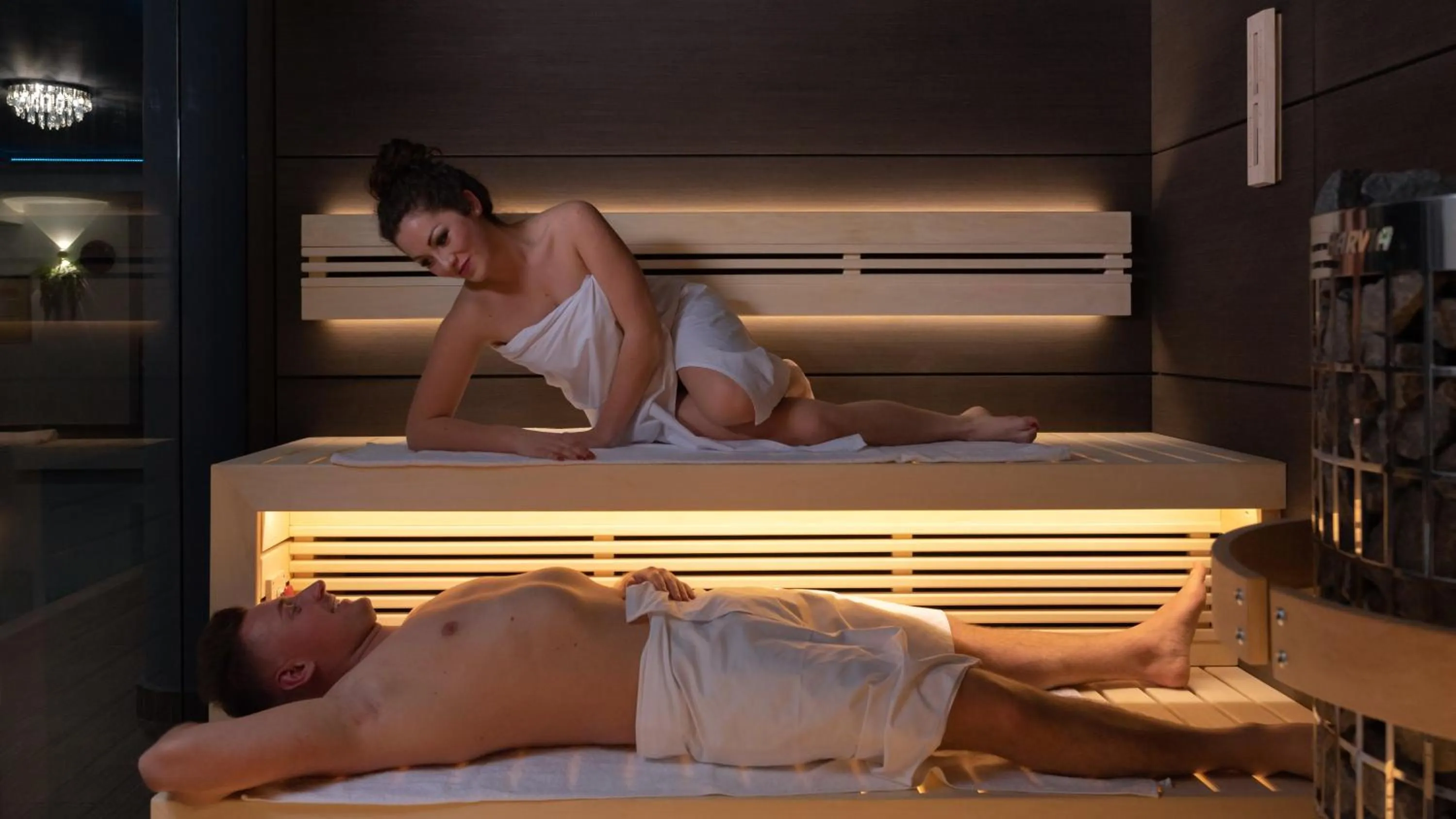 Sauna in Fibula Residence Hotel & Wellness - Adults Only