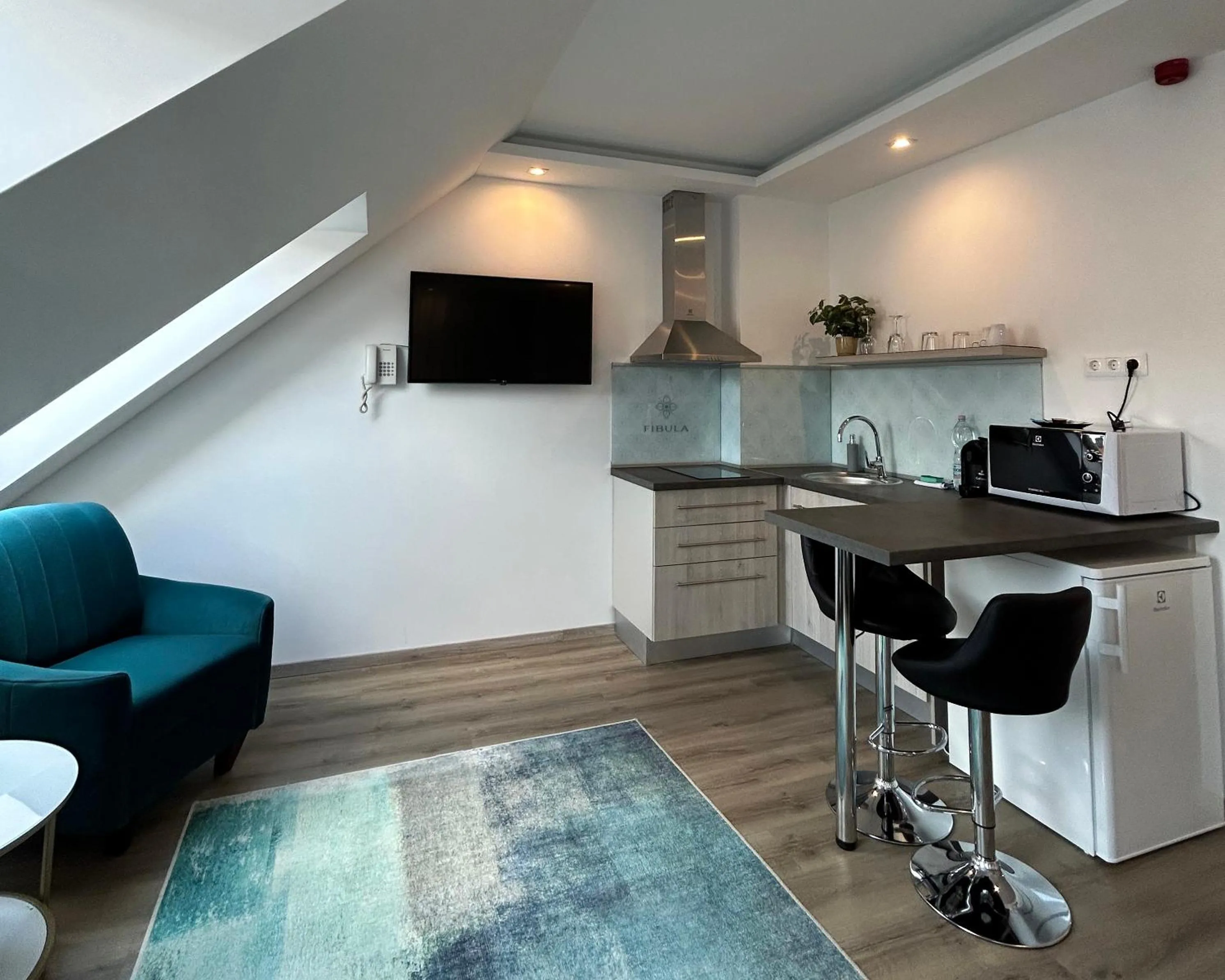 Kitchen or kitchenette in Fibula Residence Hotel & Wellness - Adults Only