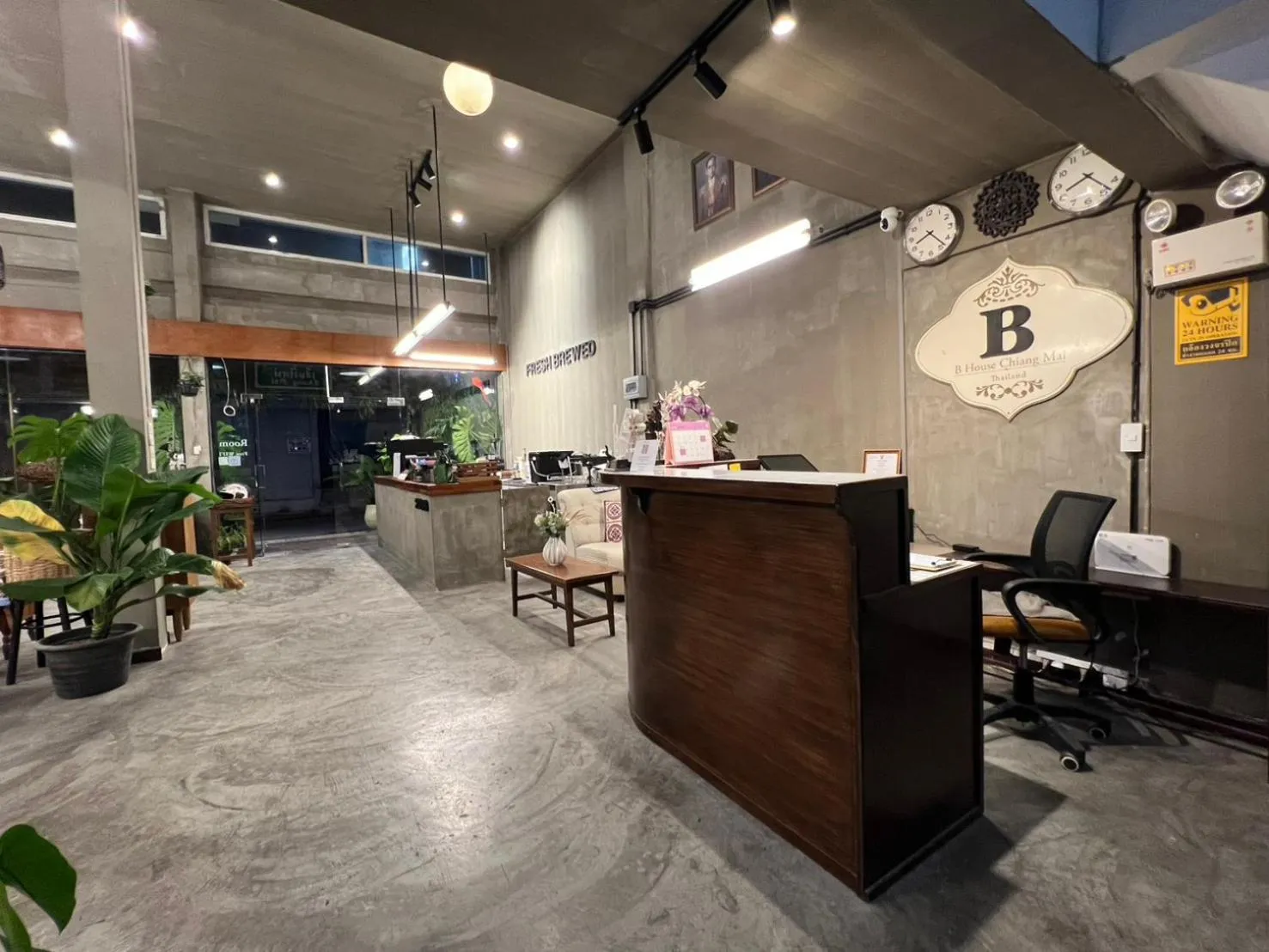 Lobby or reception in B House Chiang Mai Thailand