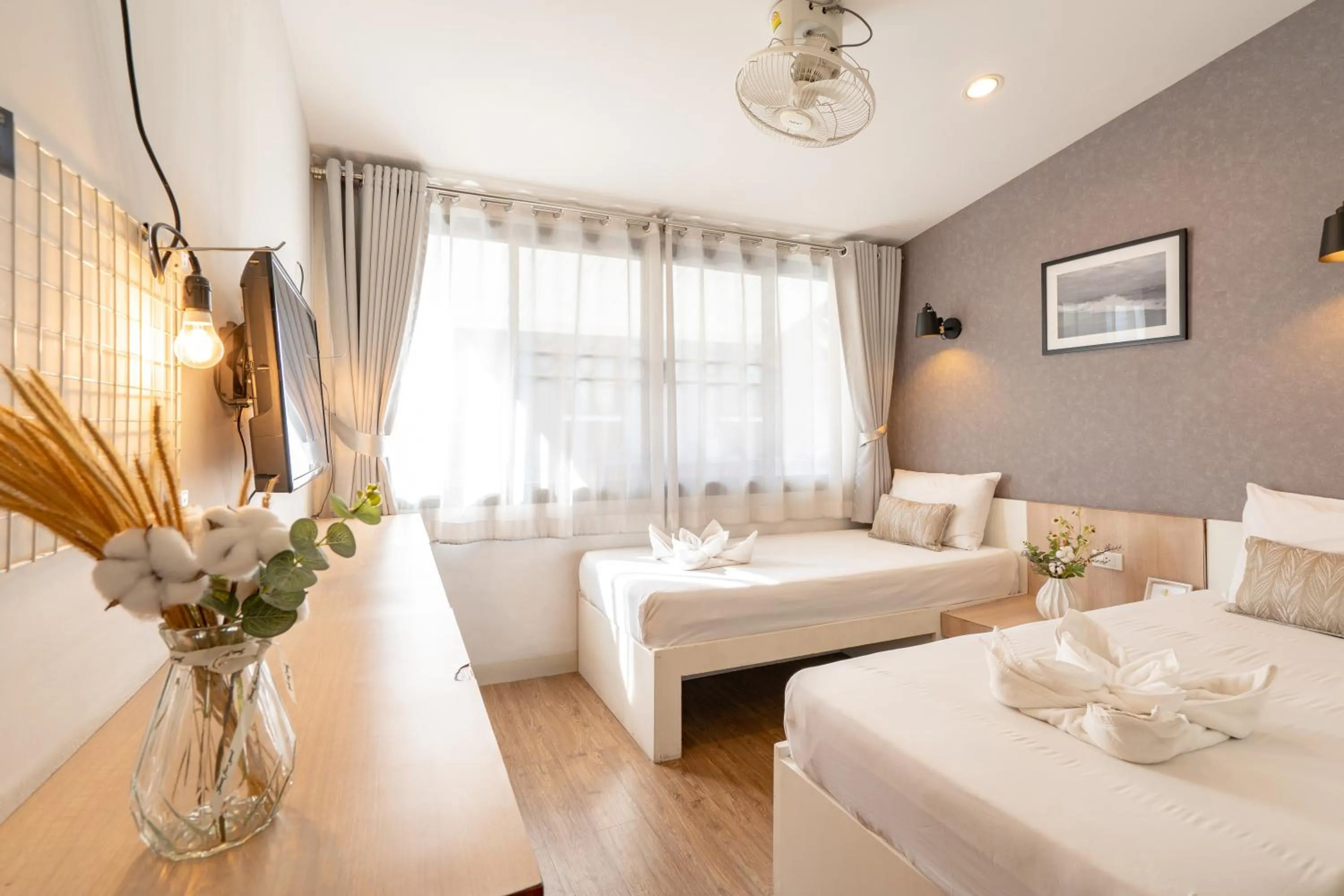 Standard Twin Room in B House Chiang Mai Thailand