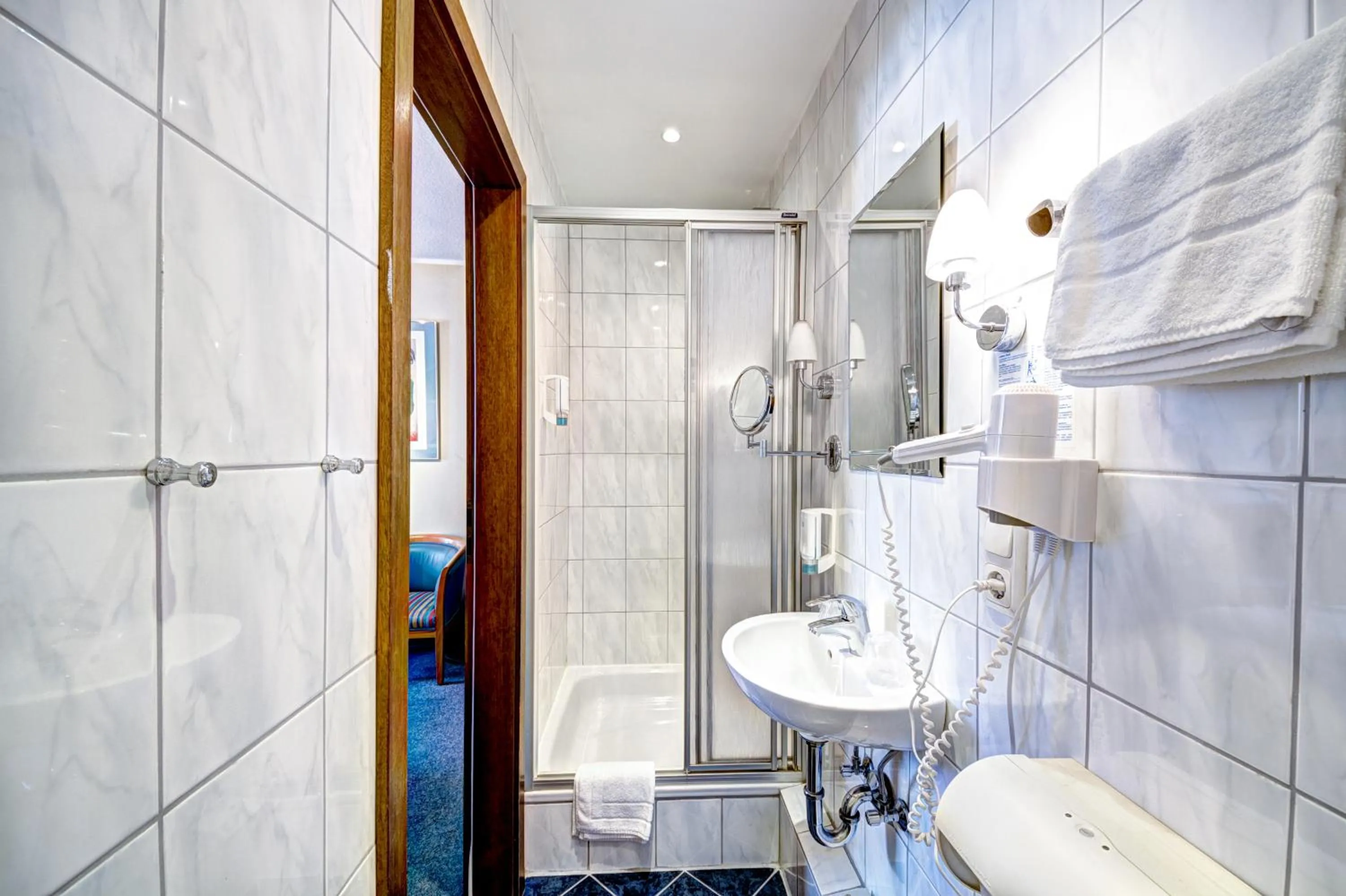 Bathroom in Hotel Alt Montjoie