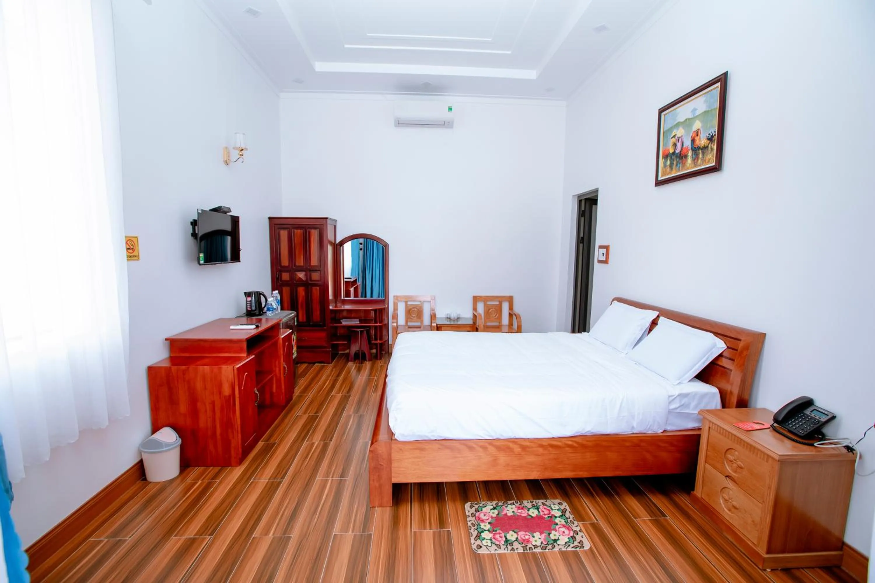 Bed in Thien An Hotel