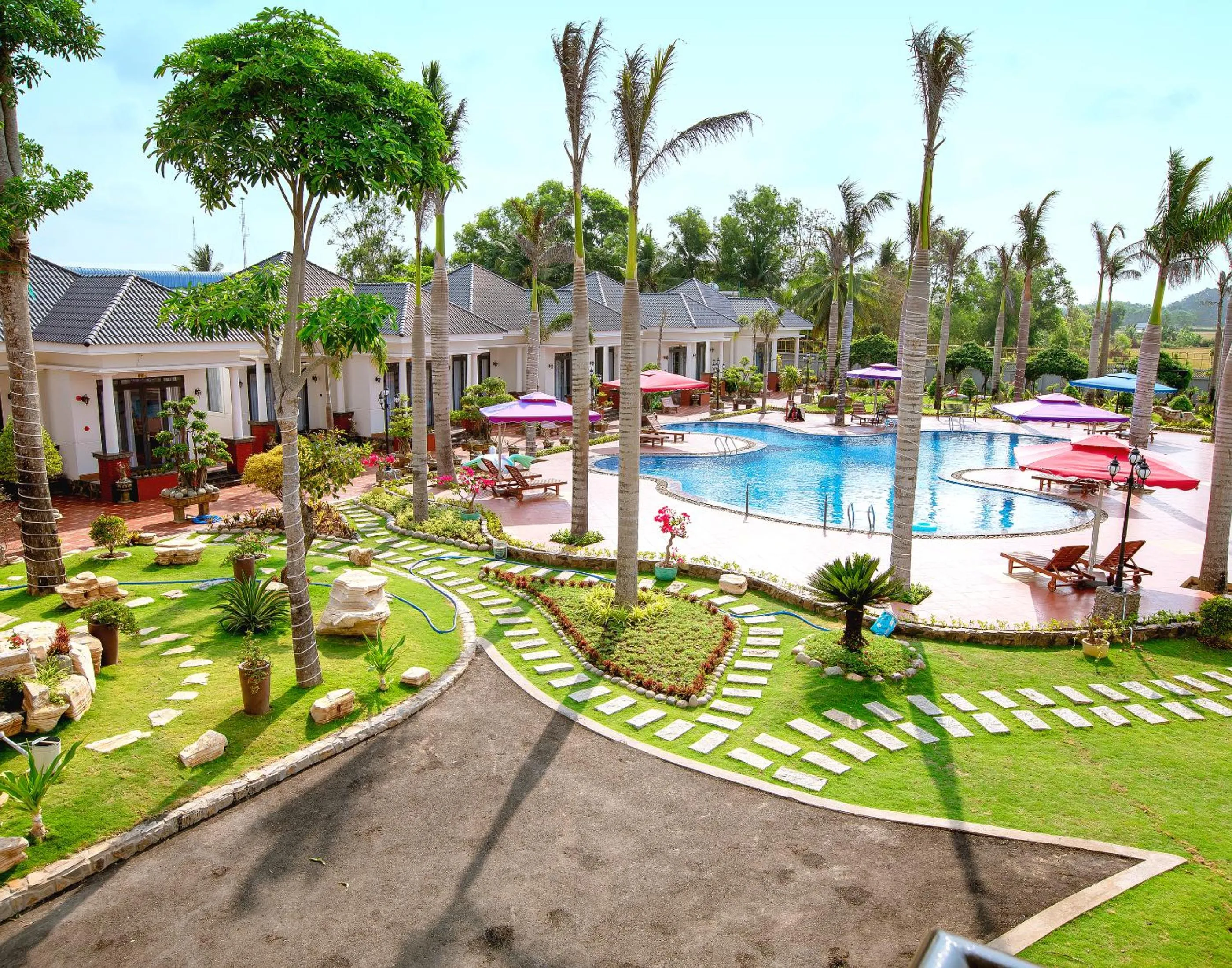 Garden in Thien An Hotel