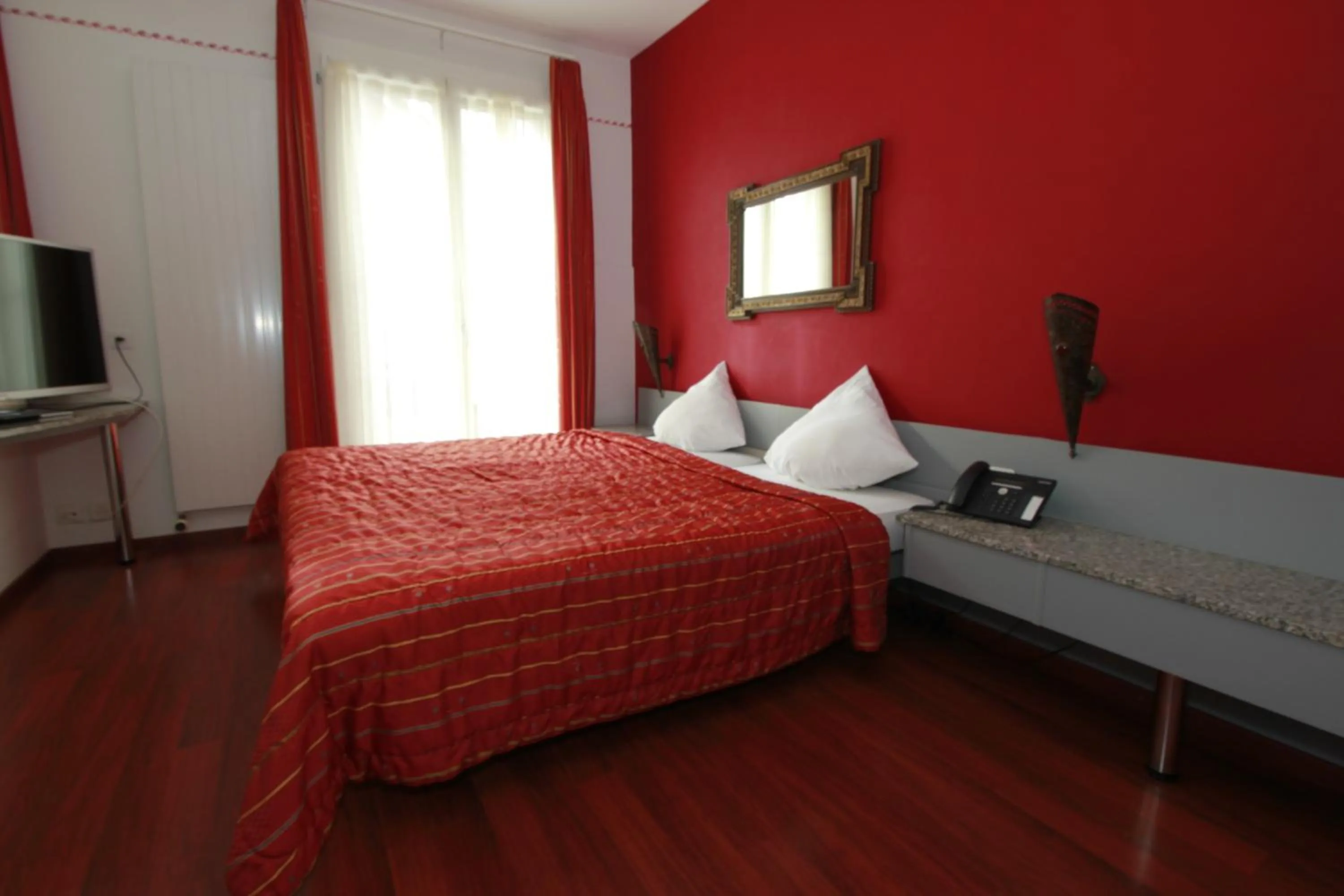 Bed in Hotel Hippel Krone