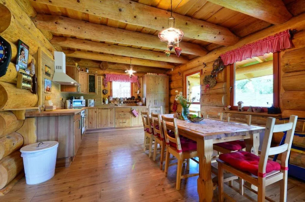 Dining area in Srub Losiny
