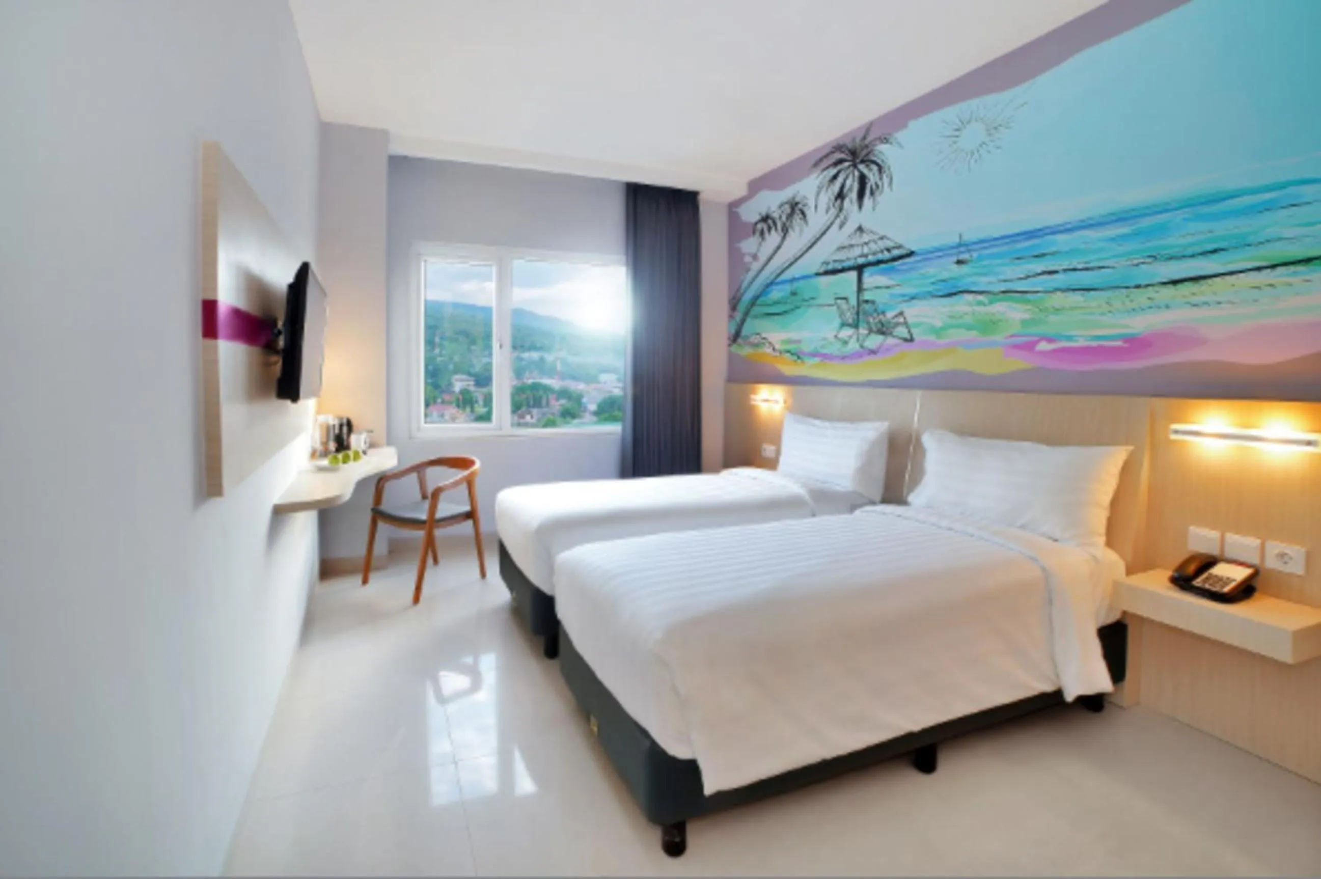 Bedroom, Bed in favehotel Bitung