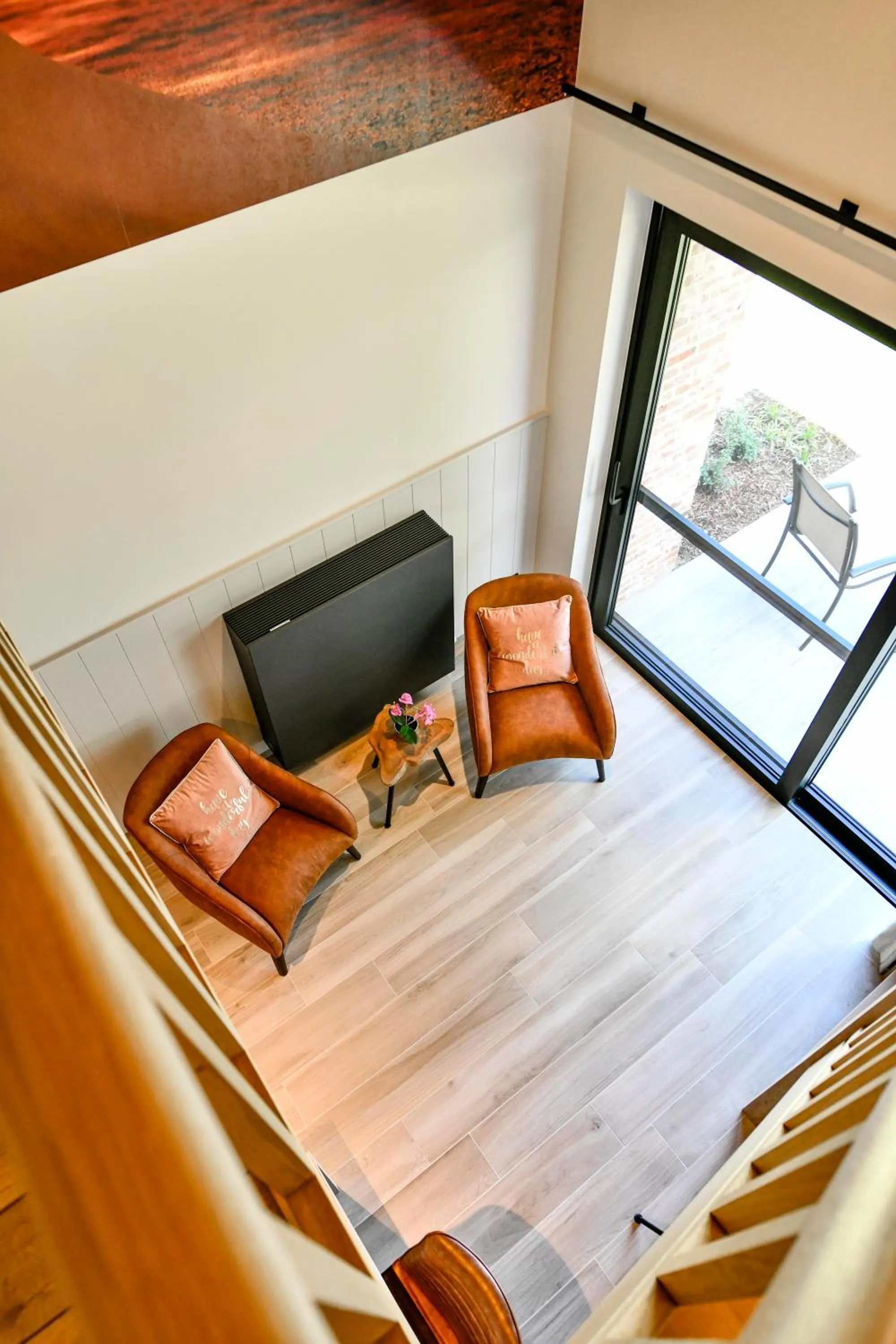 Seating area in B&B 't Motjeshof