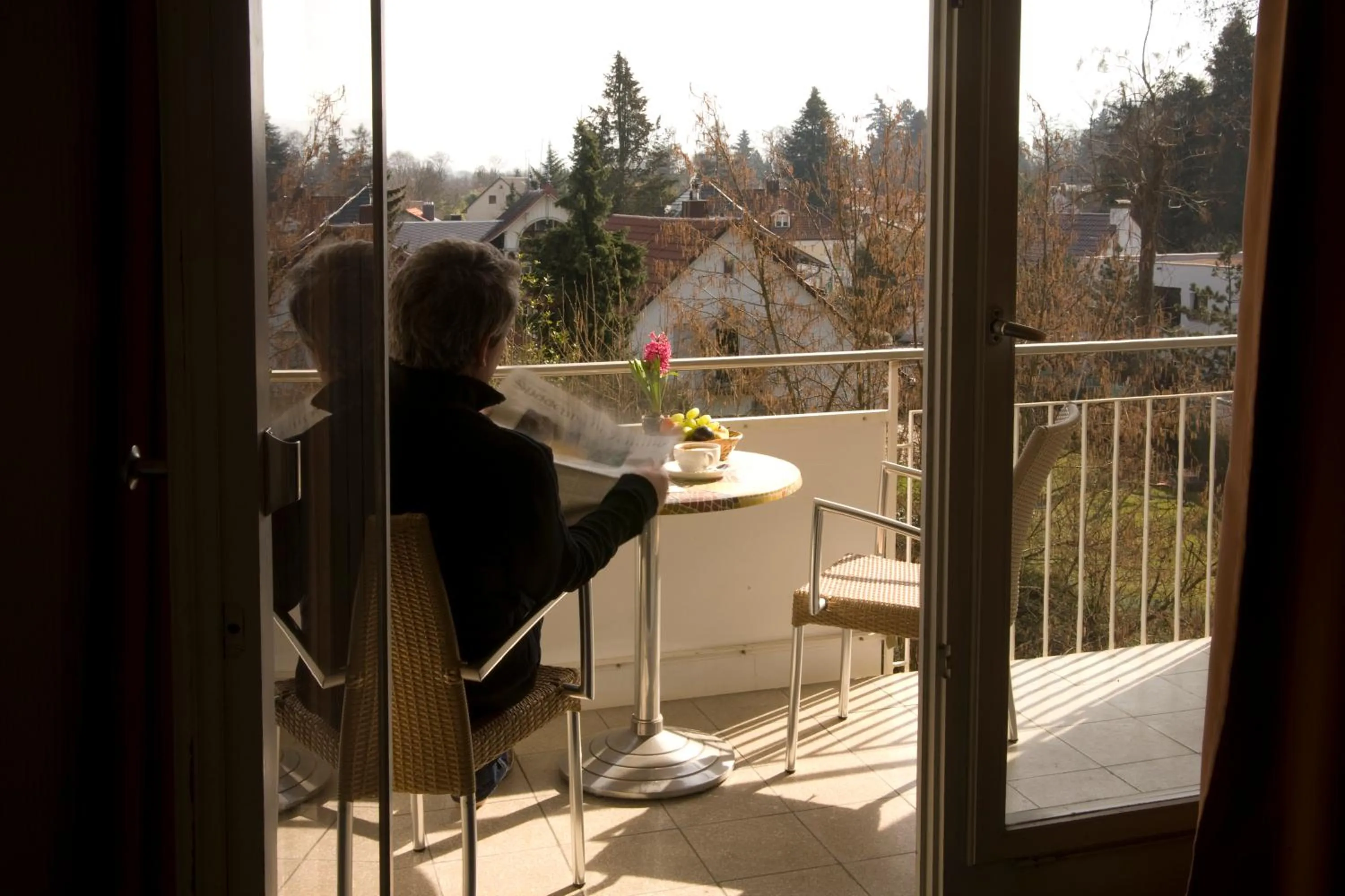 Double Room with Balcony - single occupancy in Parkhotel Lindau