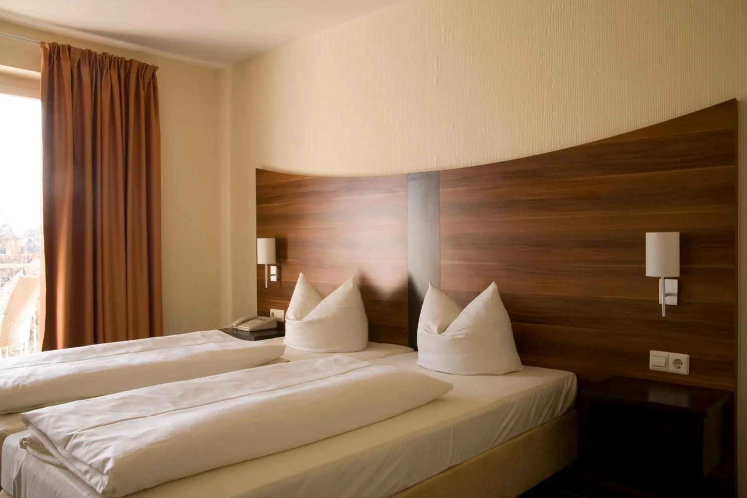 Bed in Parkhotel Lindau