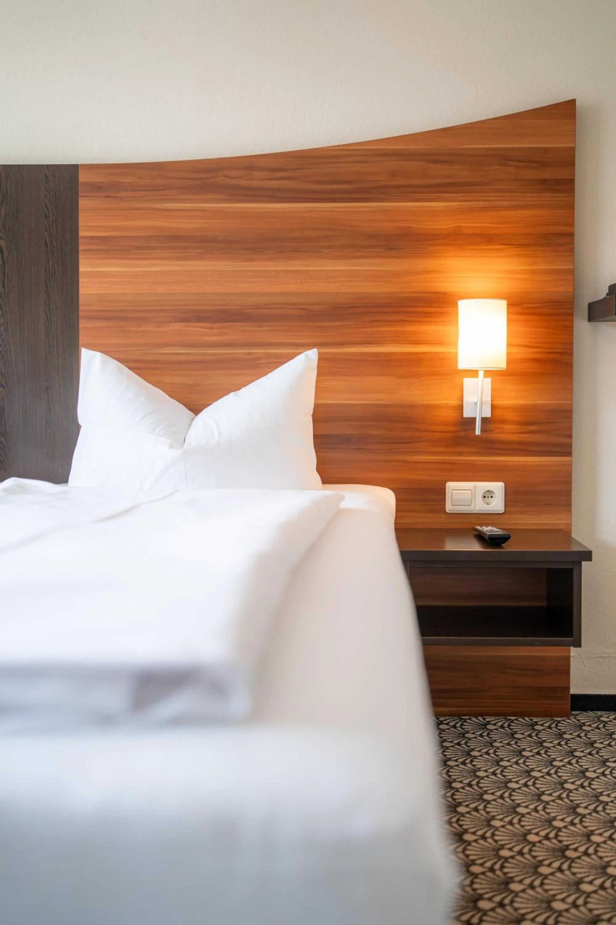 Bed in Parkhotel Lindau