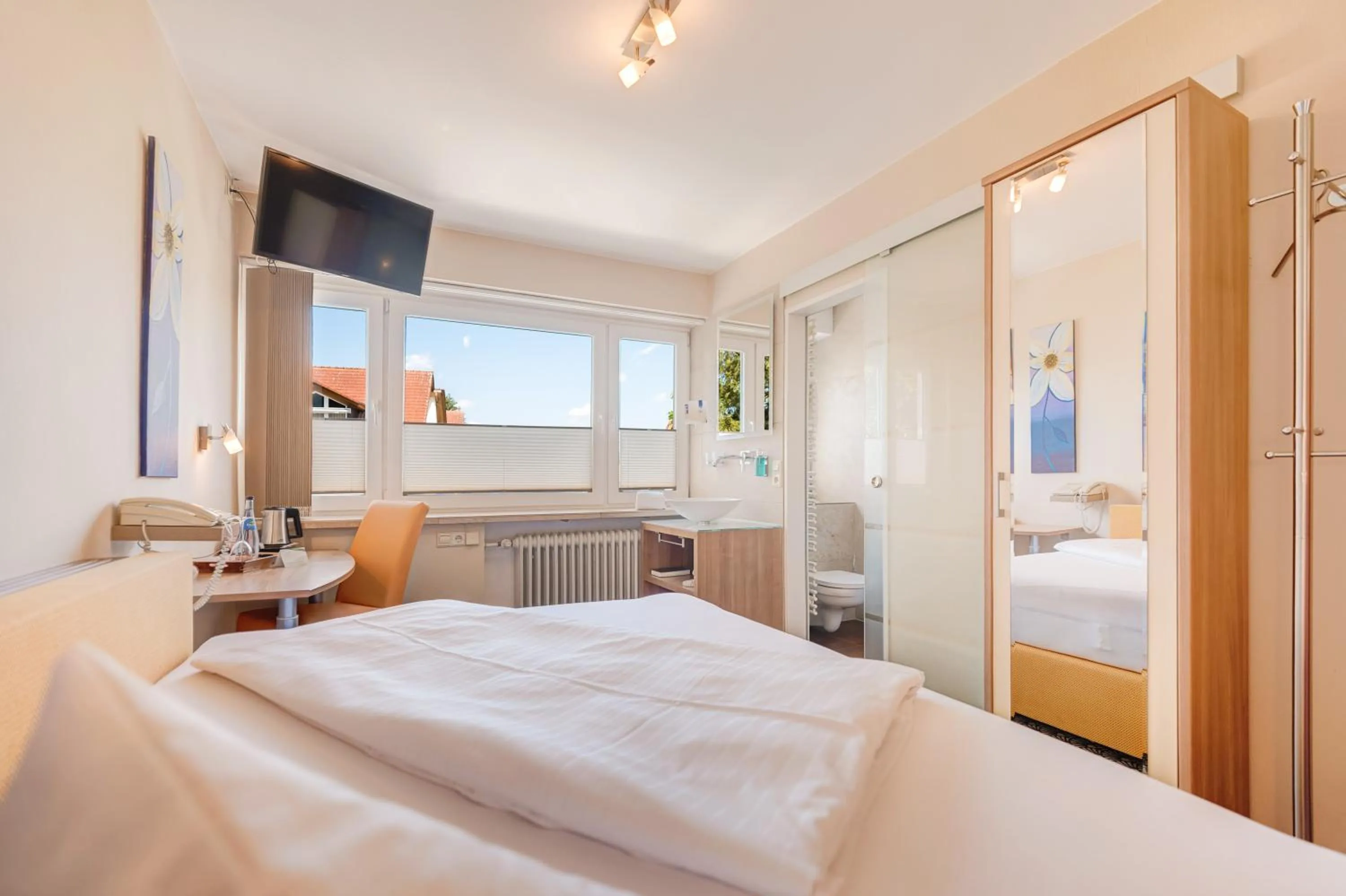 Bed in Parkhotel Lindau