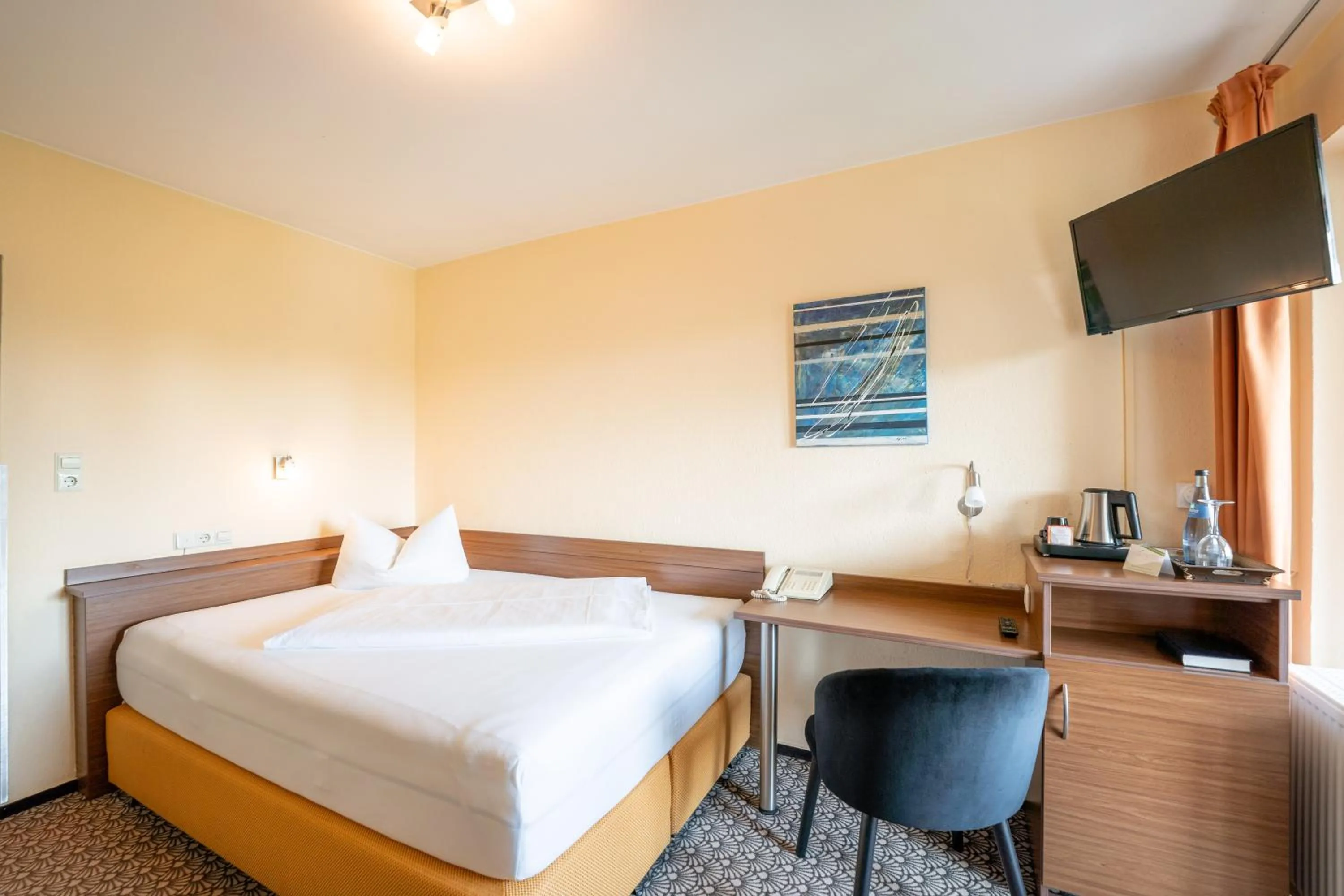 Bed in Parkhotel Lindau