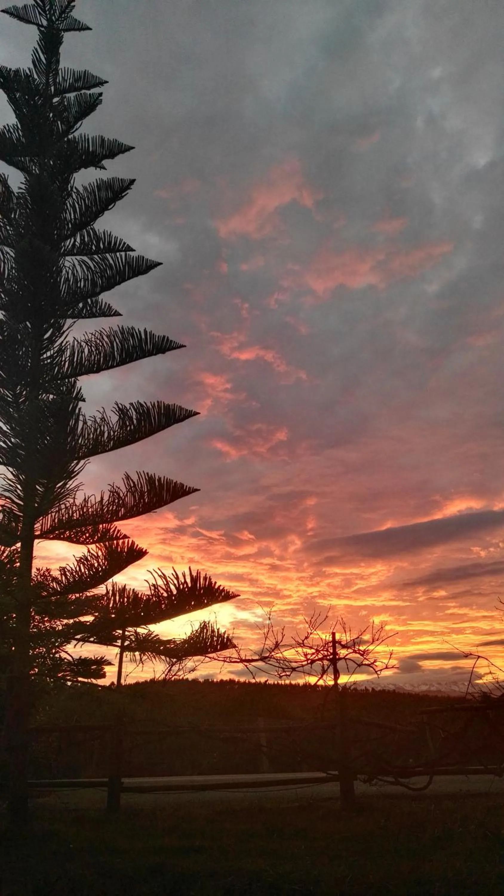 Sunset in Posada torre del milano