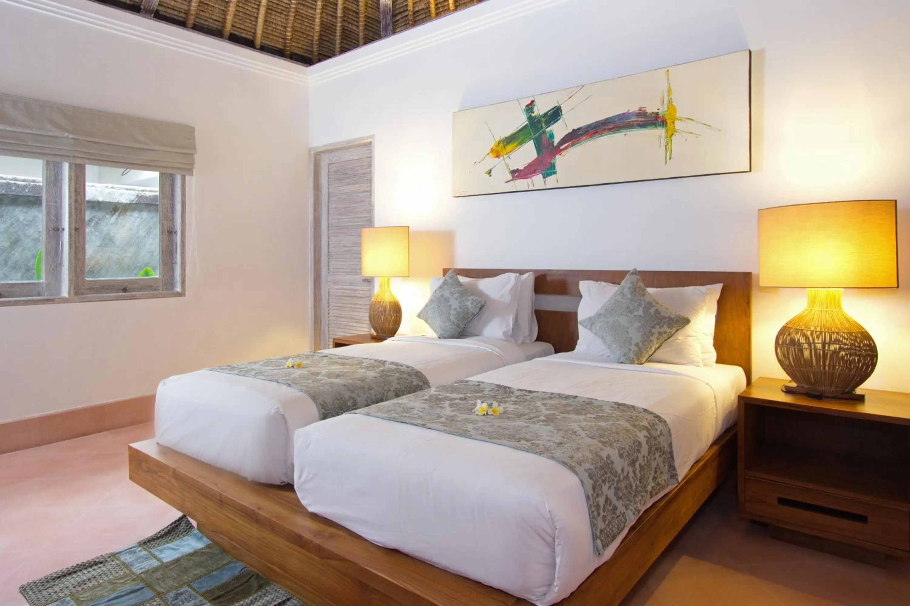 Bed in Serene Villas