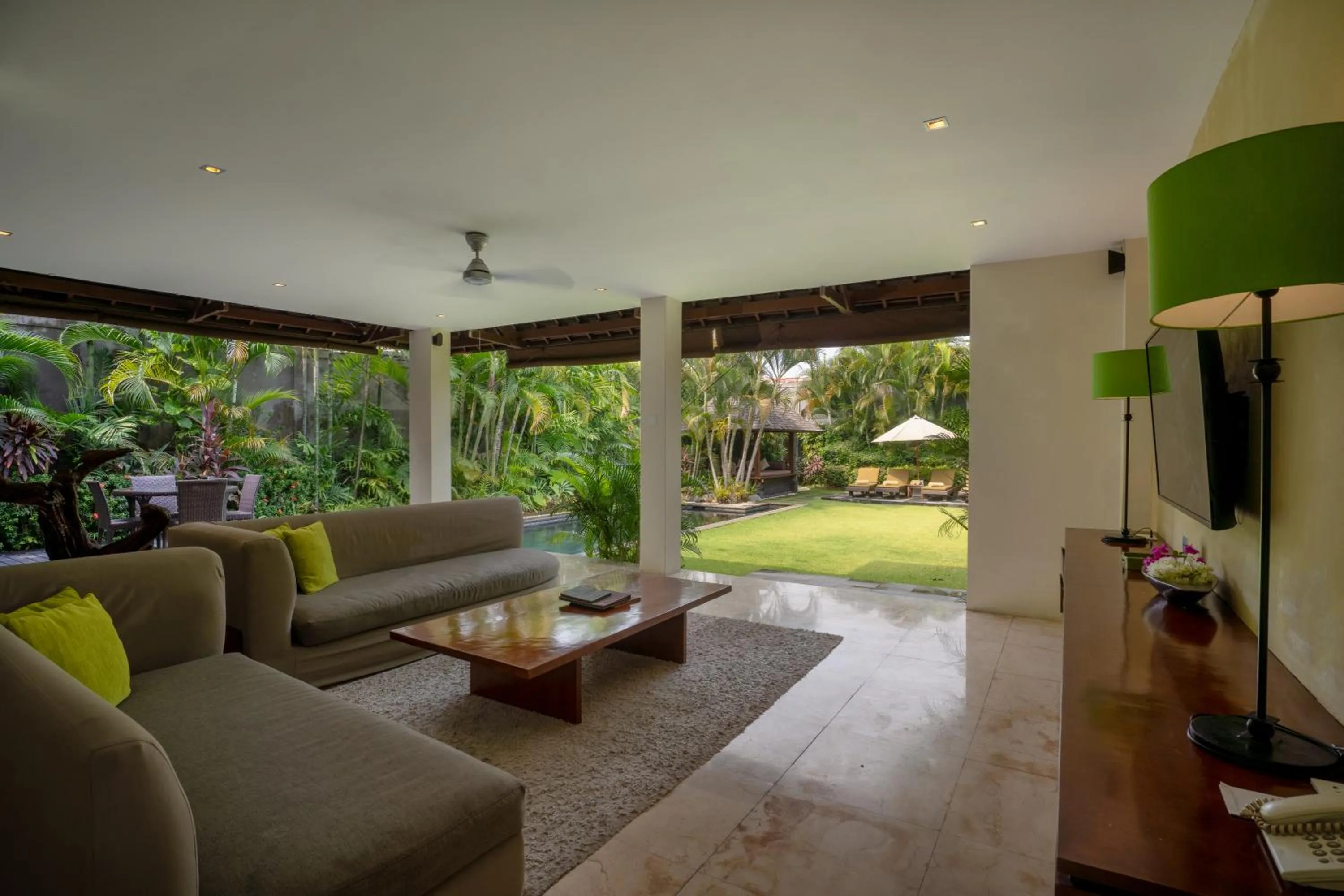 Living room in Serene Villas