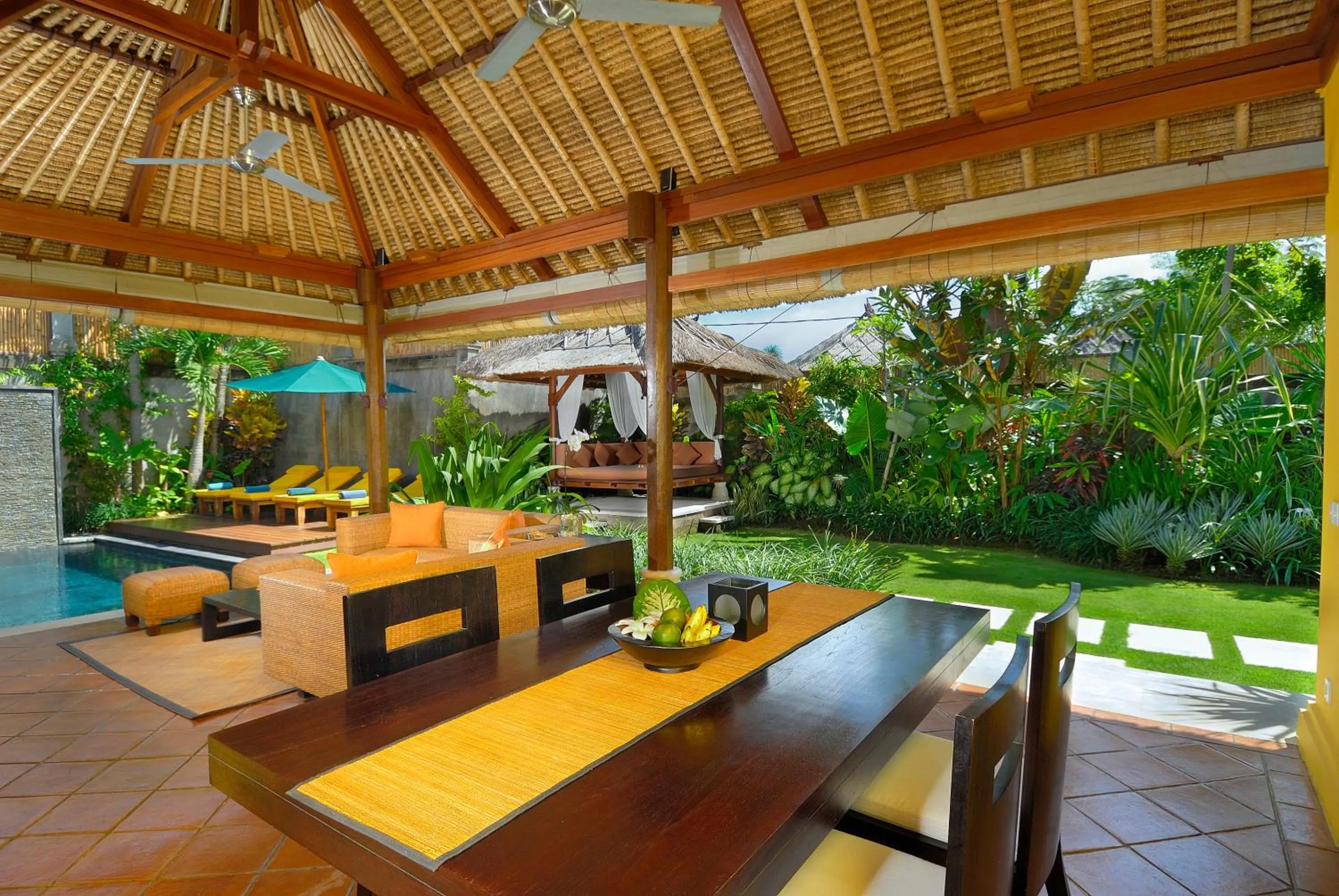 Dining area in Serene Villas