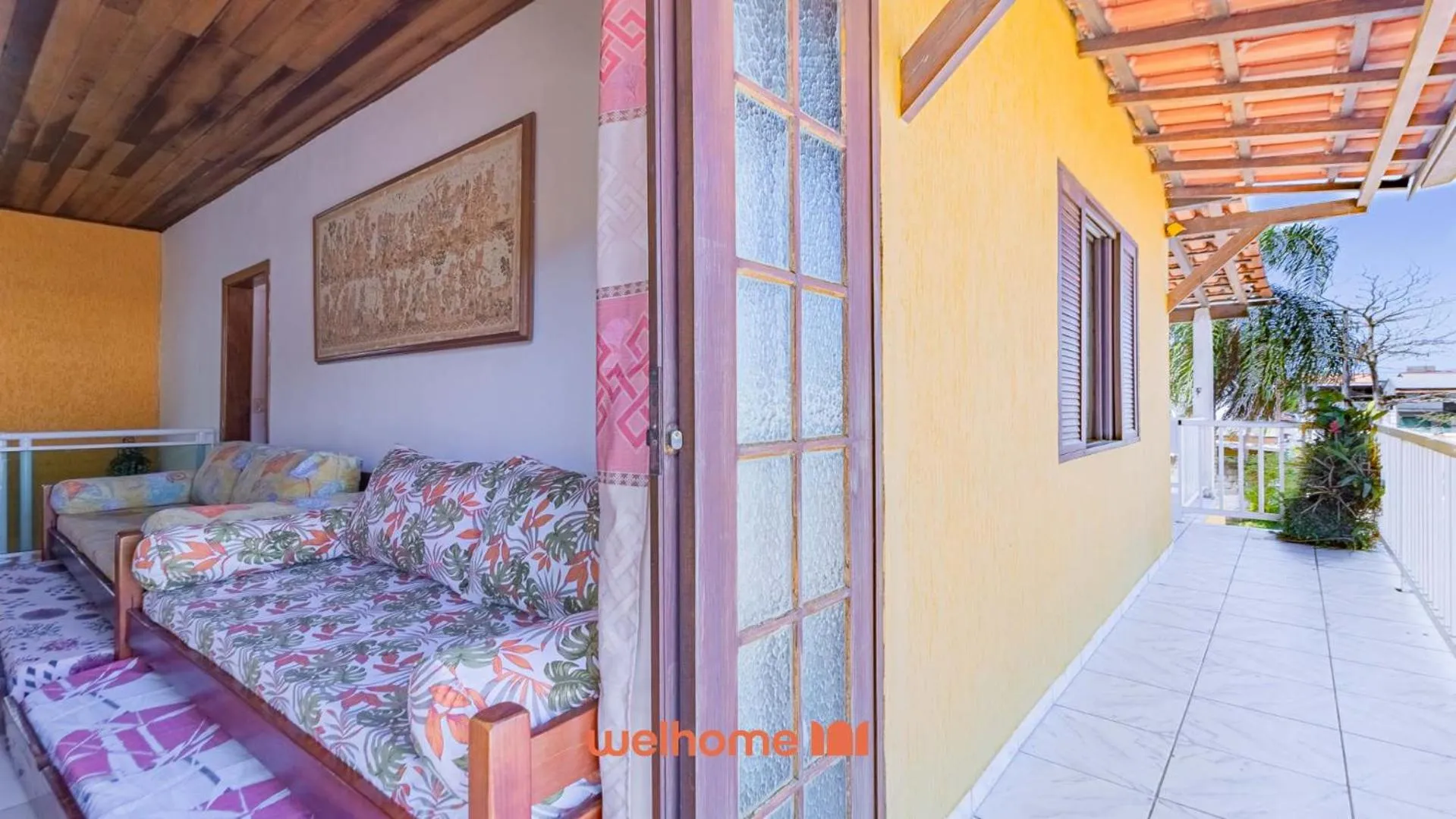 Balcony/Terrace in Casa Amarela Estufa 2 Ubatuba SP