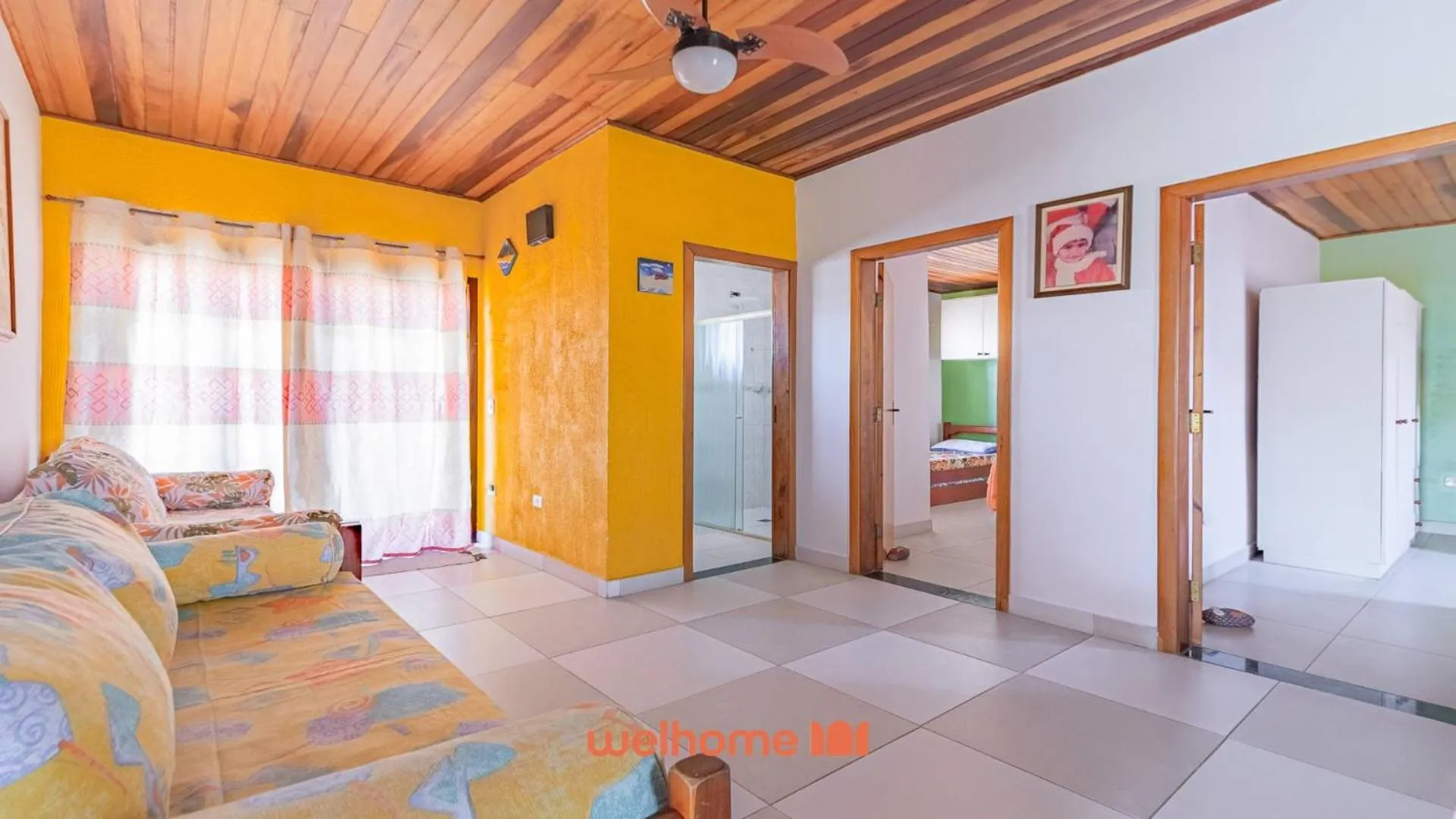 Living room in Casa Amarela Estufa 2 Ubatuba SP