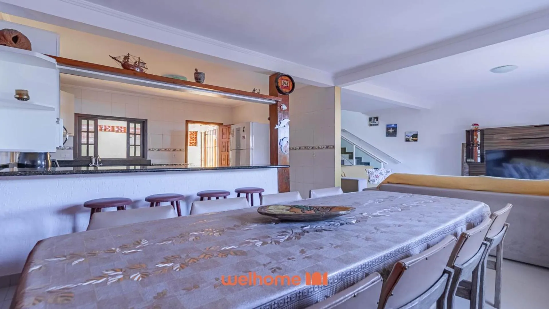 Kitchen or kitchenette in Casa Amarela Estufa 2 Ubatuba SP