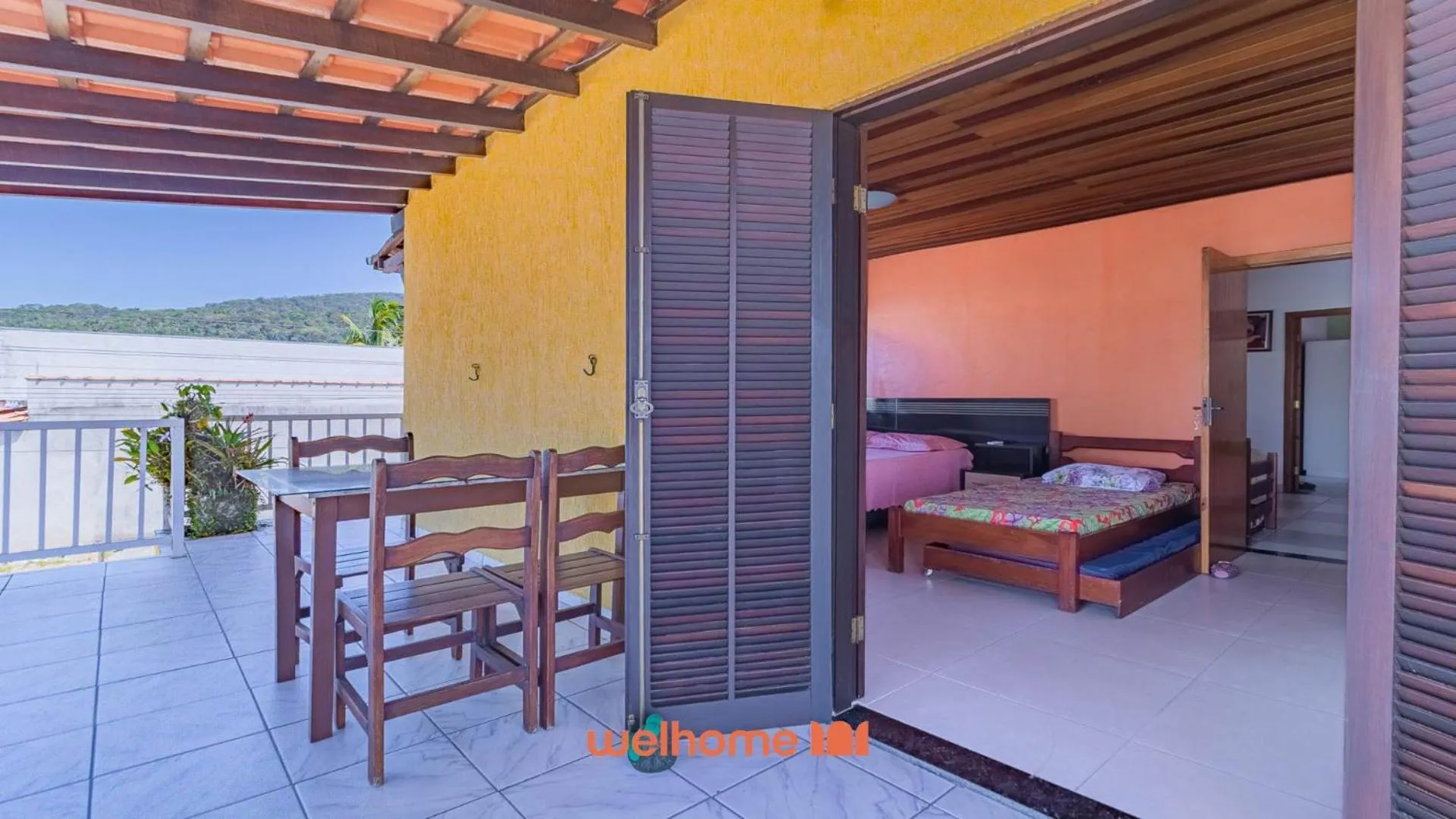 Bed in Casa Amarela Estufa 2 Ubatuba SP