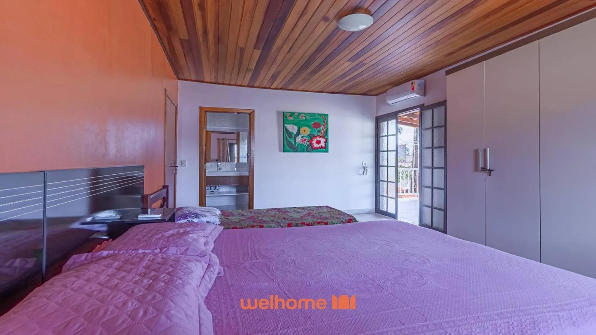 Bed in Casa Amarela Estufa 2 Ubatuba SP