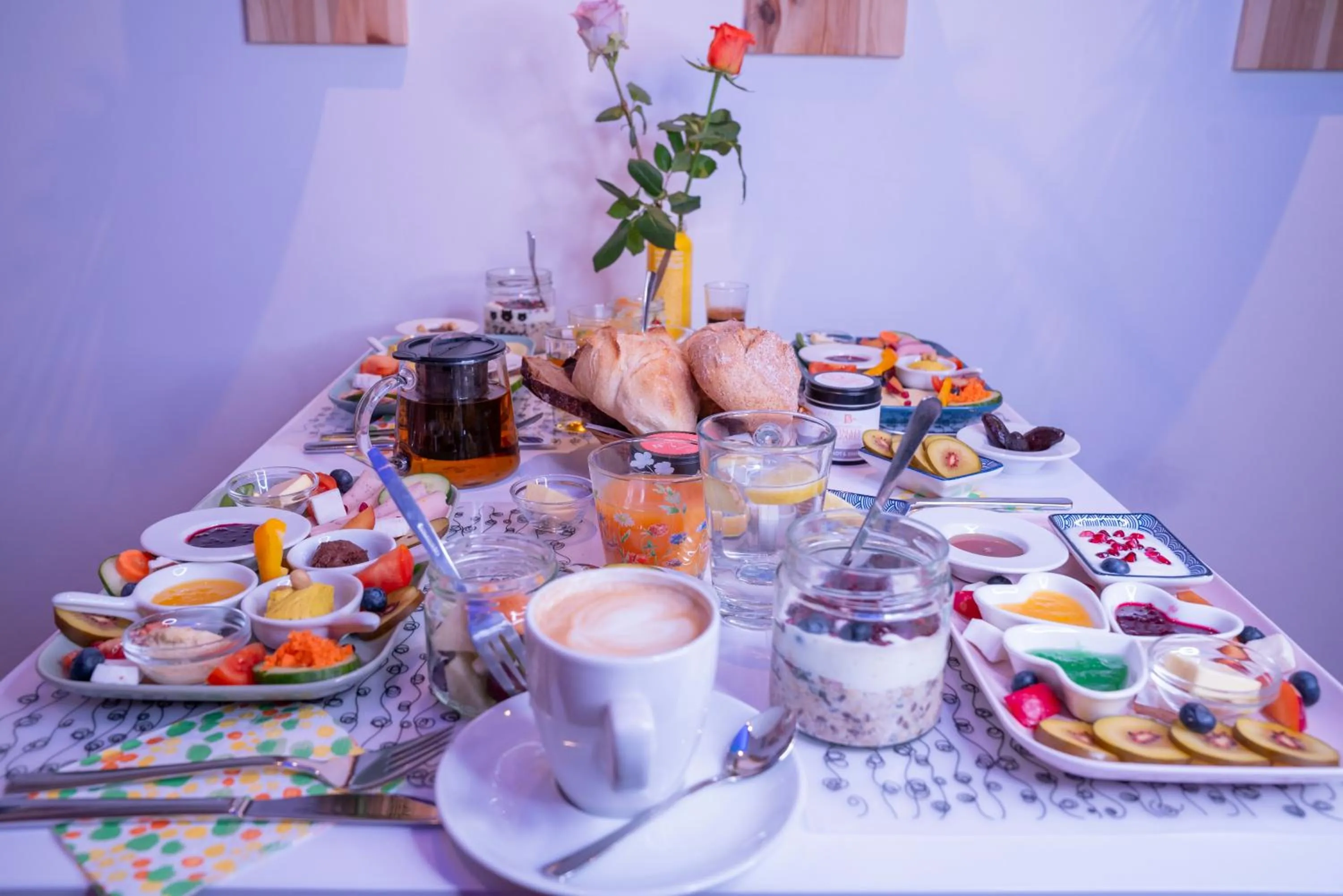 Continental breakfast in Hotel Madeleine Biohotel