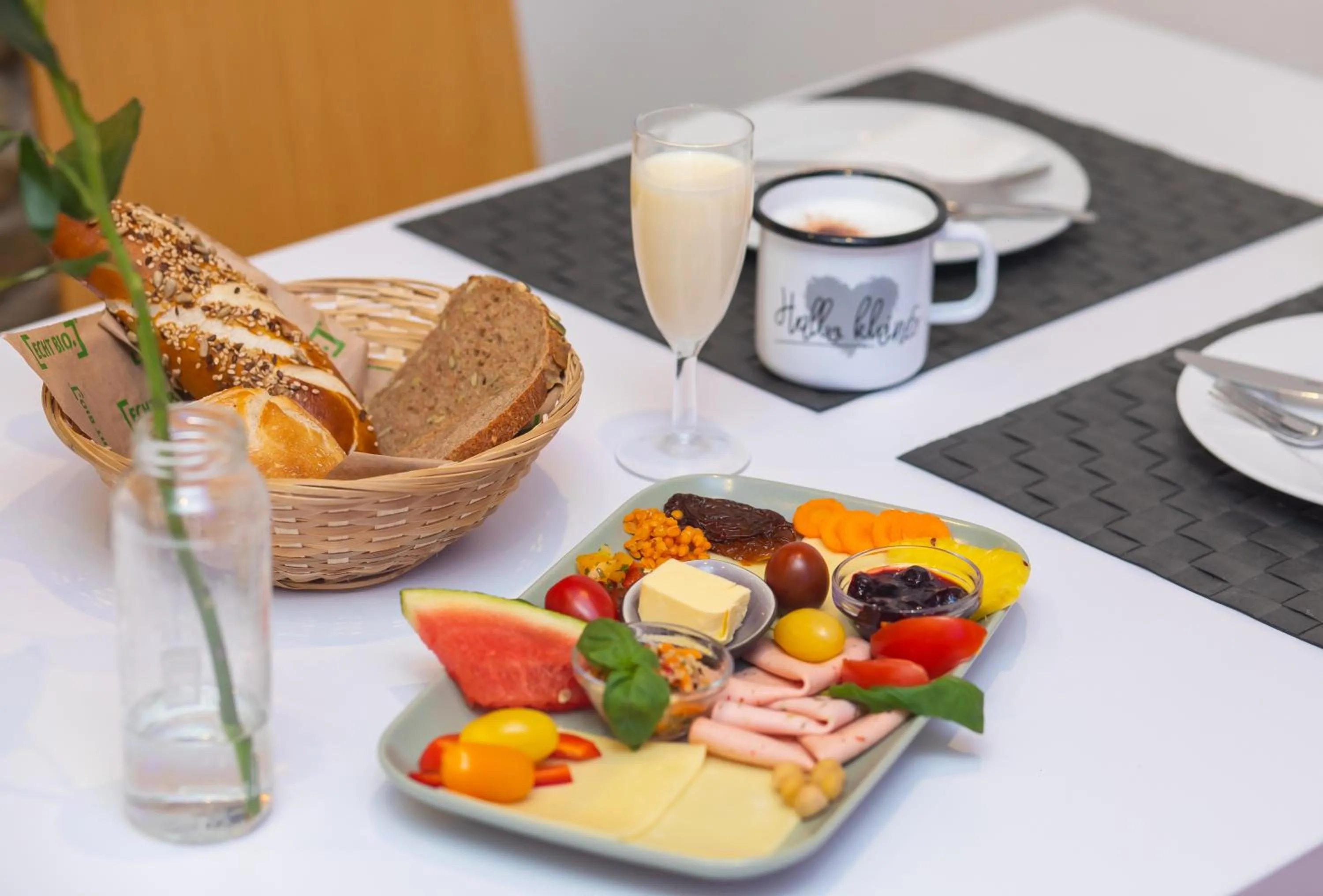 Breakfast in Hotel Madeleine Biohotel