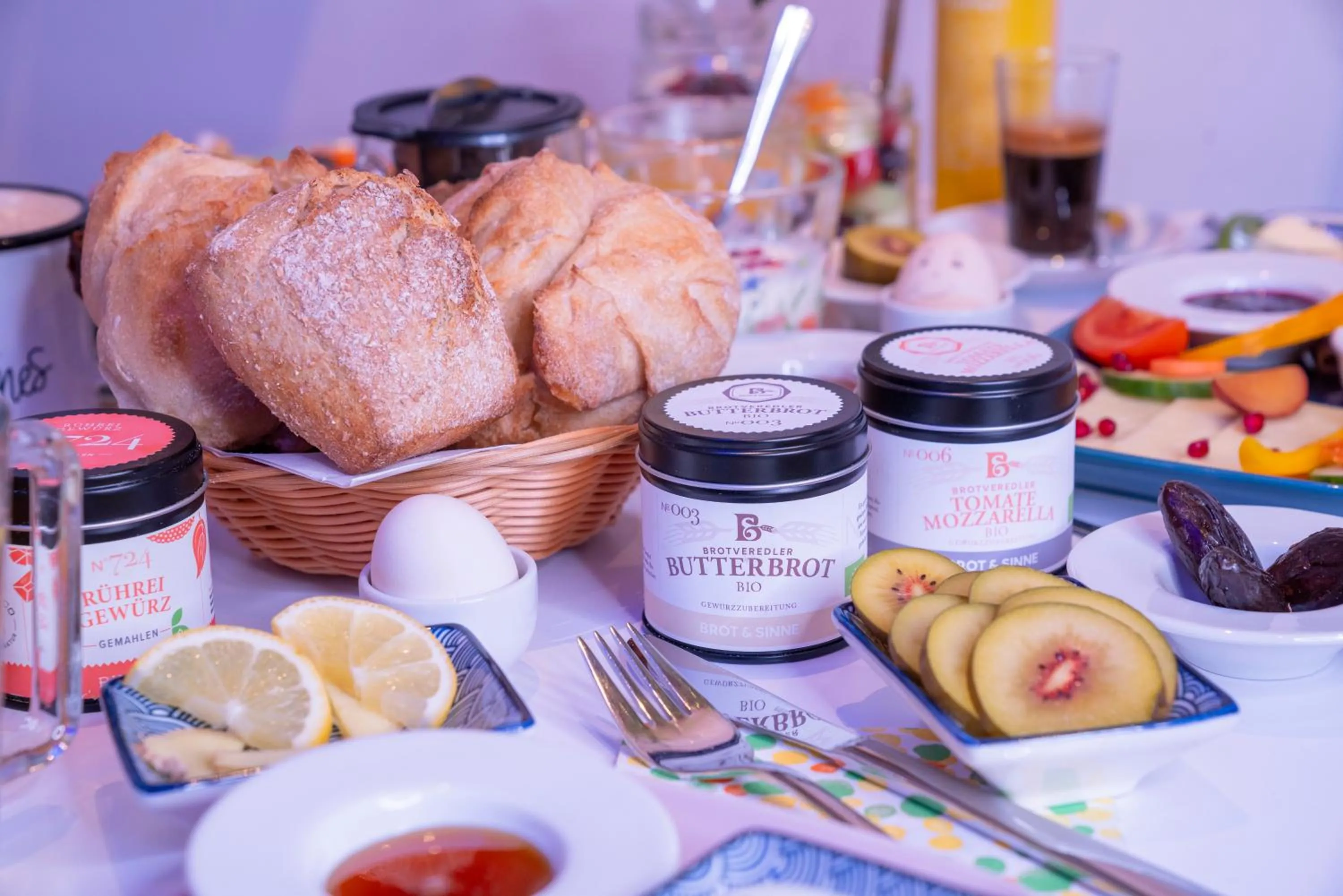 Breakfast in Hotel Madeleine Biohotel