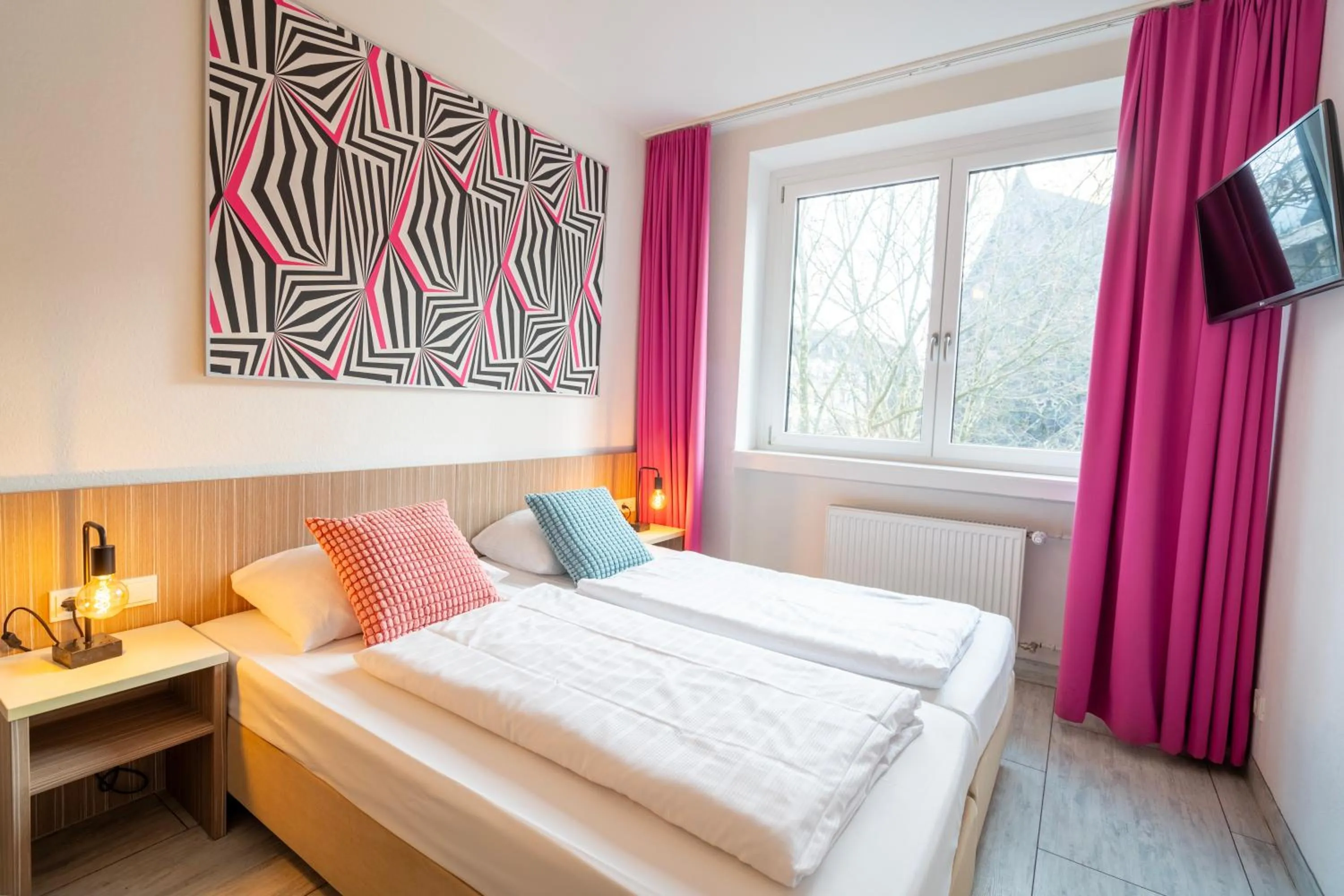 Bedroom, Bed in Hotel Madeleine Biohotel