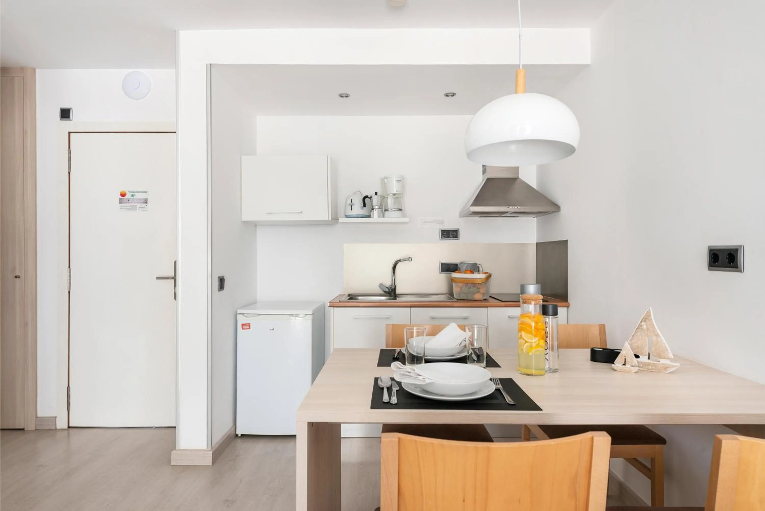 Kitchen or kitchenette in Olive Beach Apartamentos