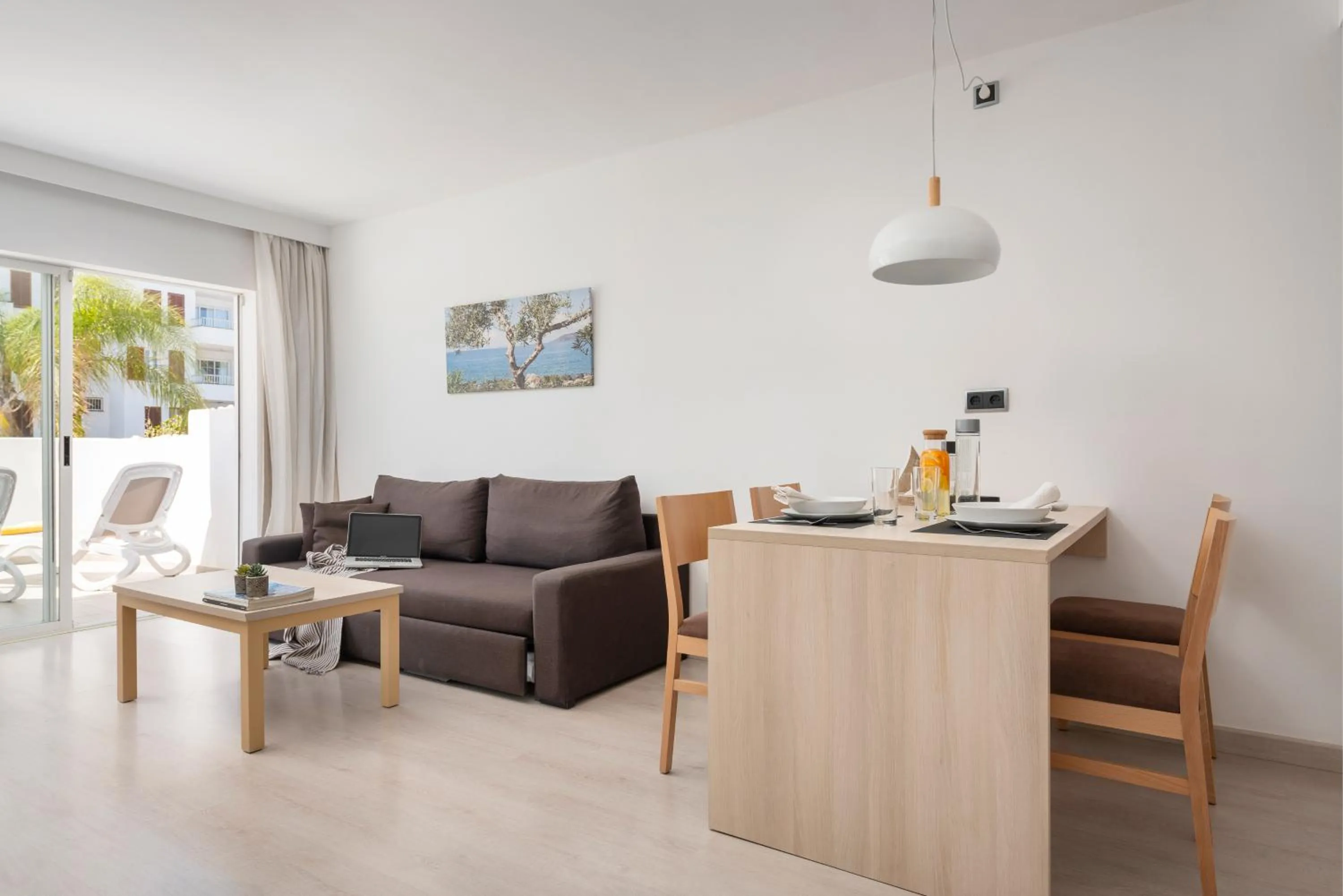 Living room in Olive Beach Apartamentos