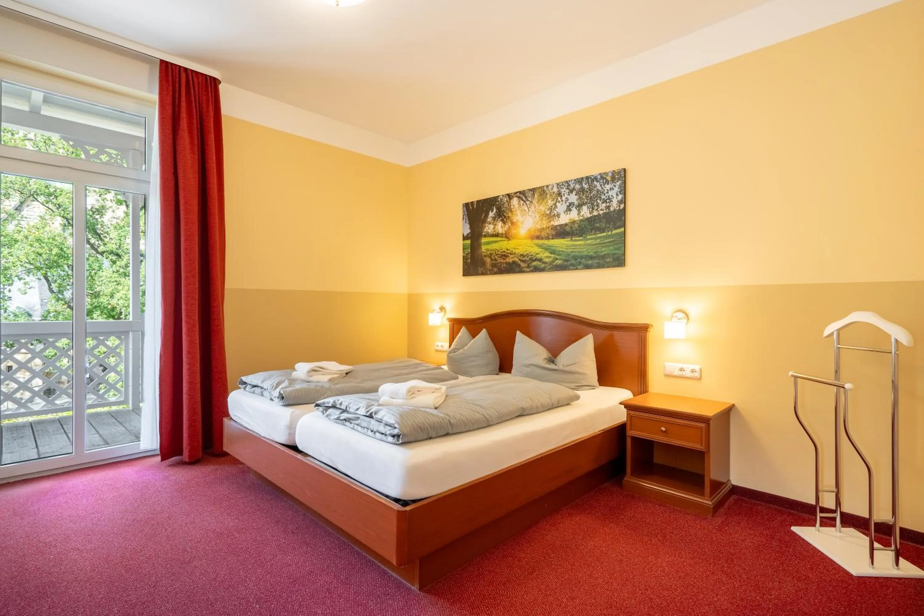 Bedroom, Bed in Hotelpark Bodetal mit Ferienwohnungen