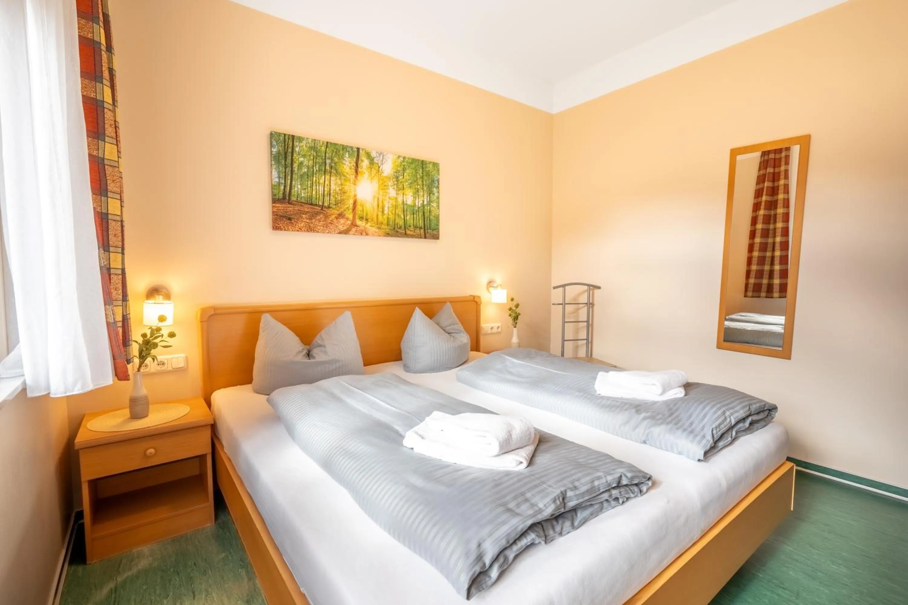 Bedroom, Bed in Hotelpark Bodetal mit Ferienwohnungen