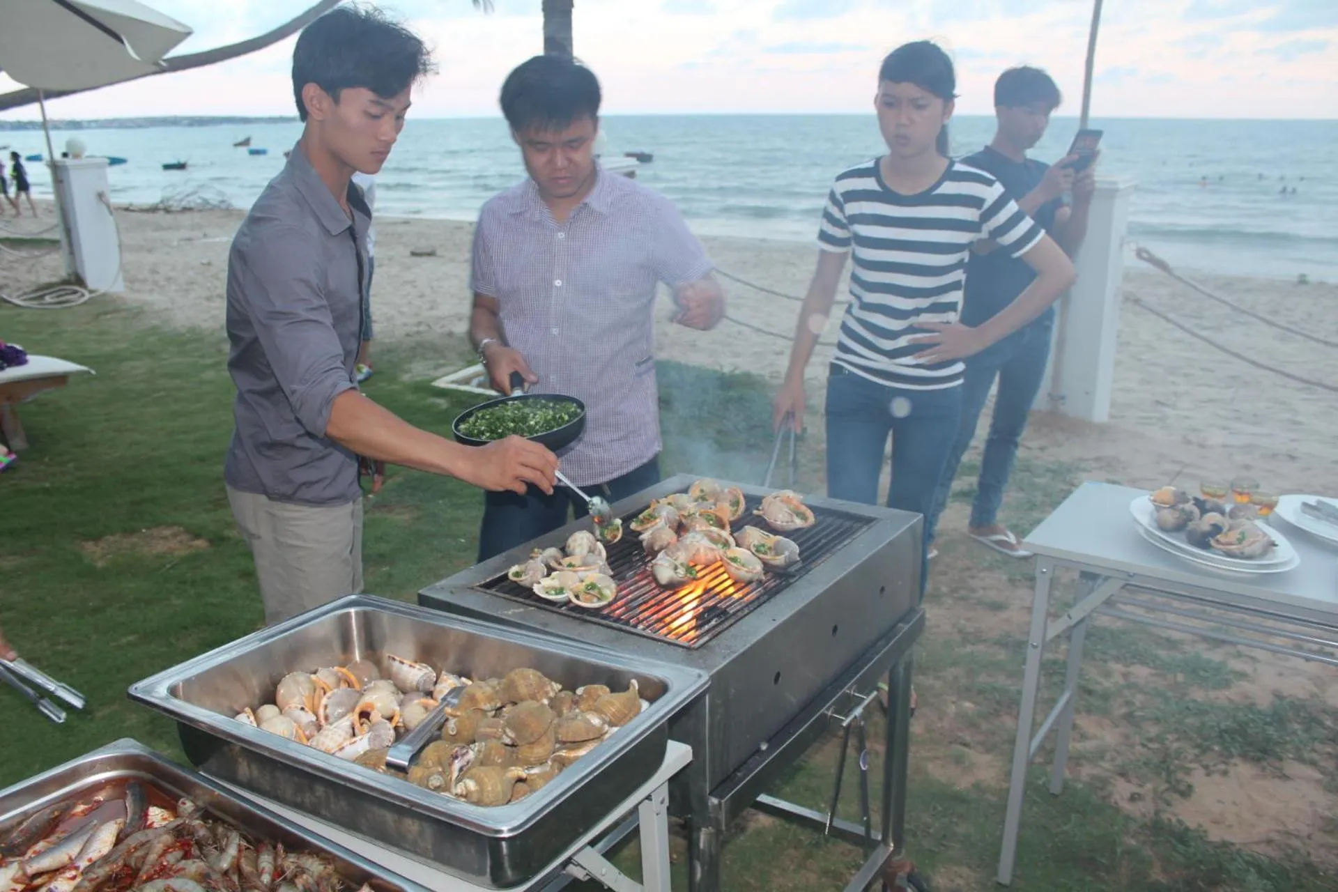BBQ facilities in Surf4You Residence