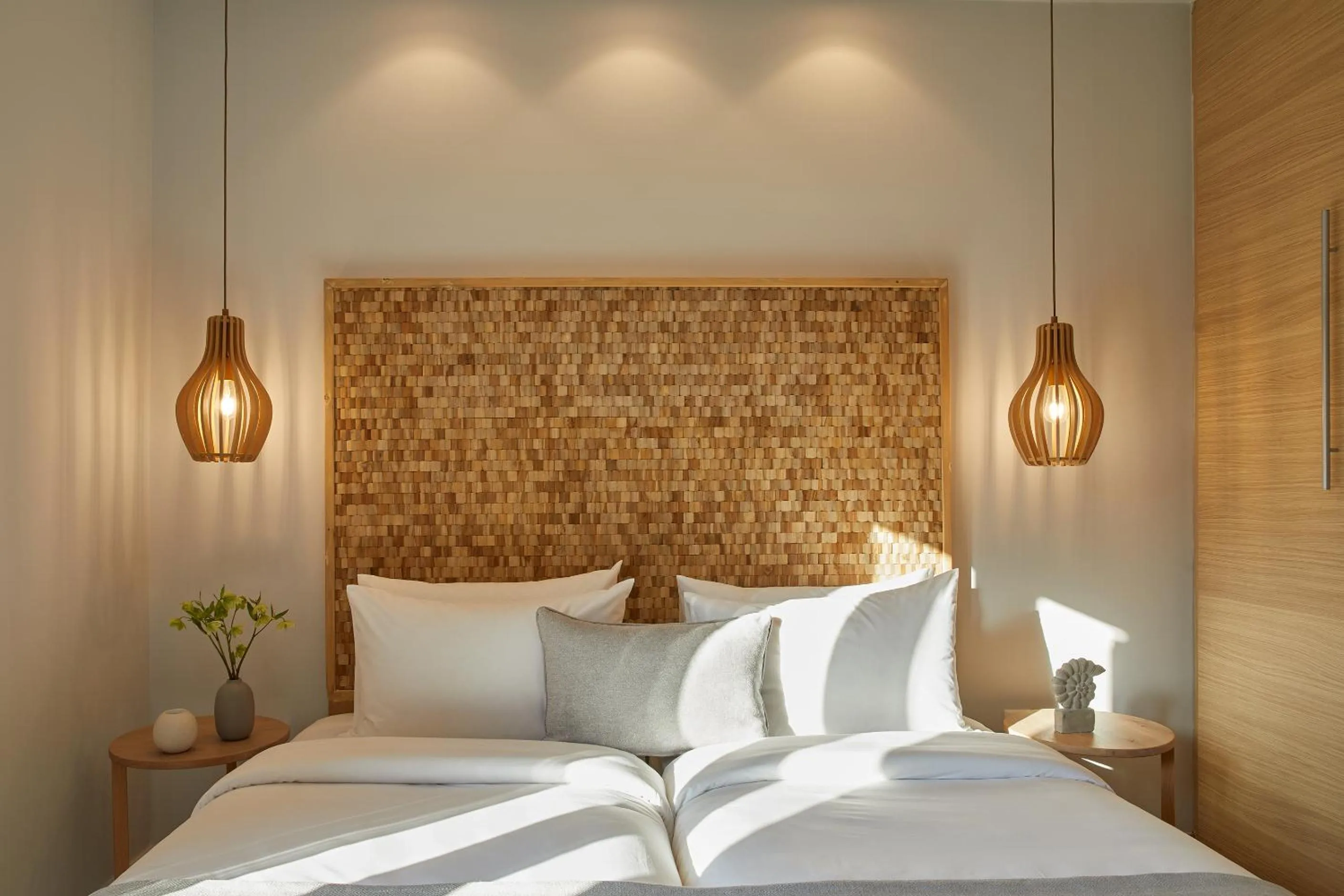 Bed in S & O Villas Corfu