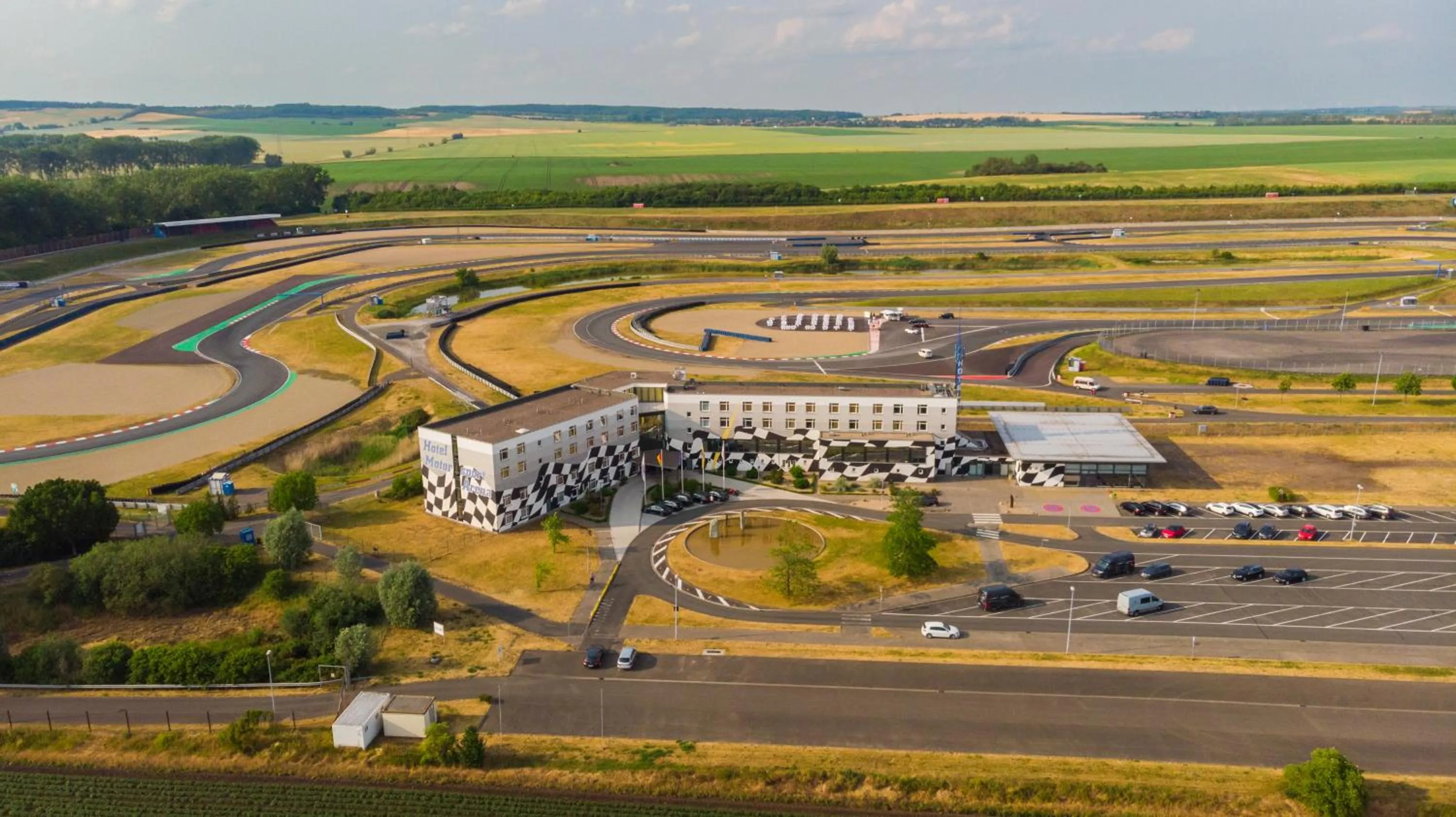 Bird's eye view in Hotel Motorsport Arena