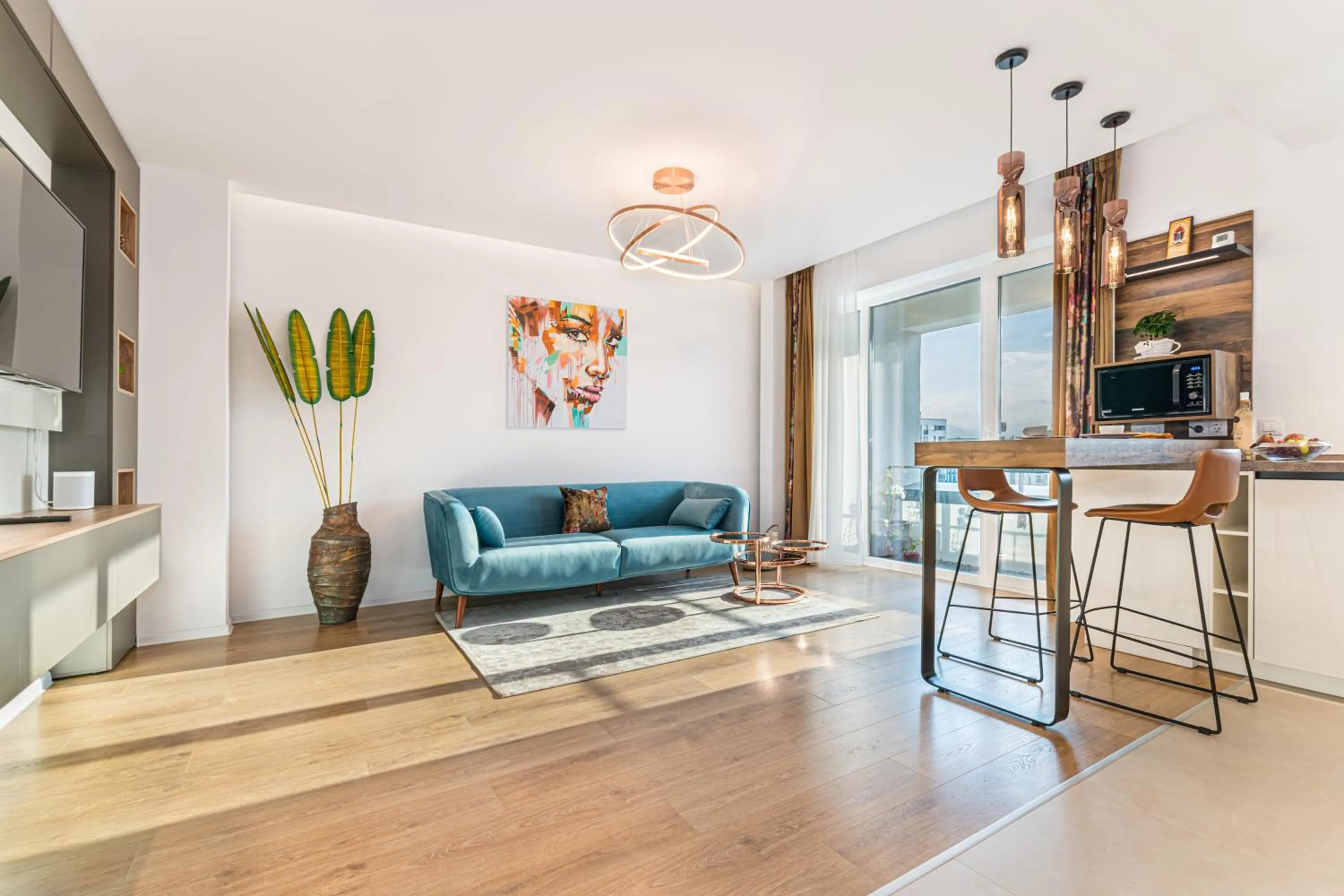 Living room in MK Apartments Brasov