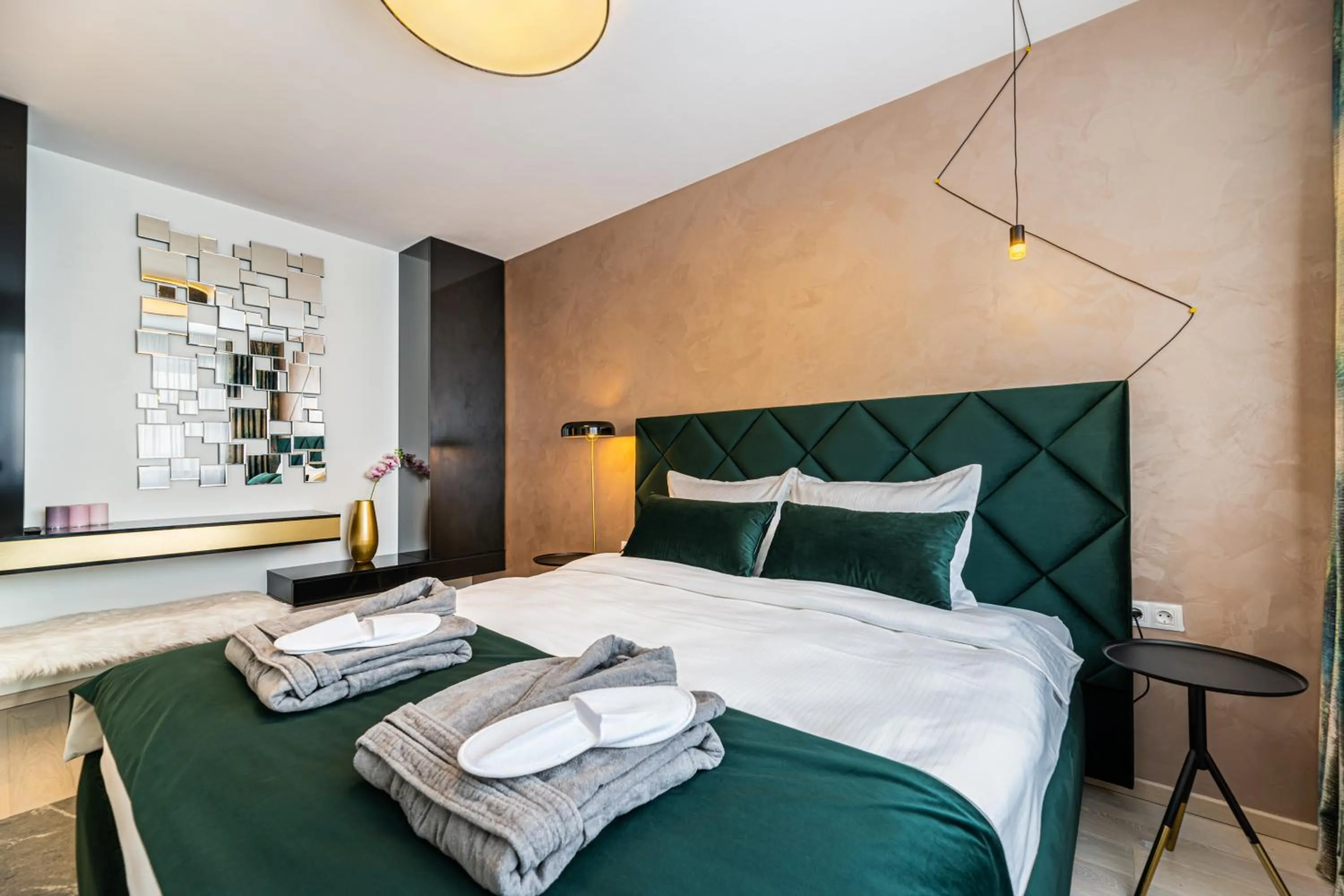 Bedroom, Bed in MK Apartments Brasov