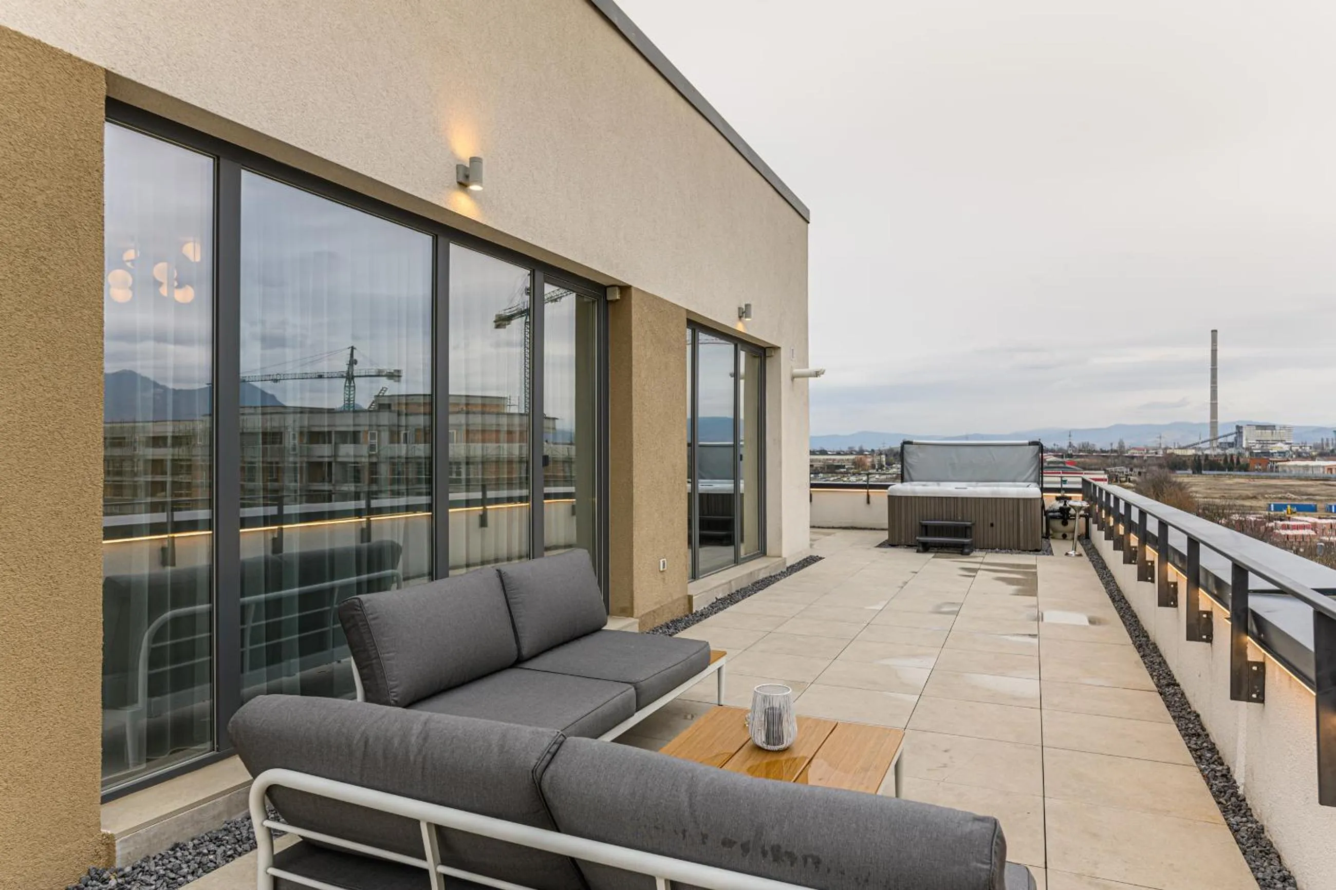 Balcony/Terrace in MK Apartments Brasov