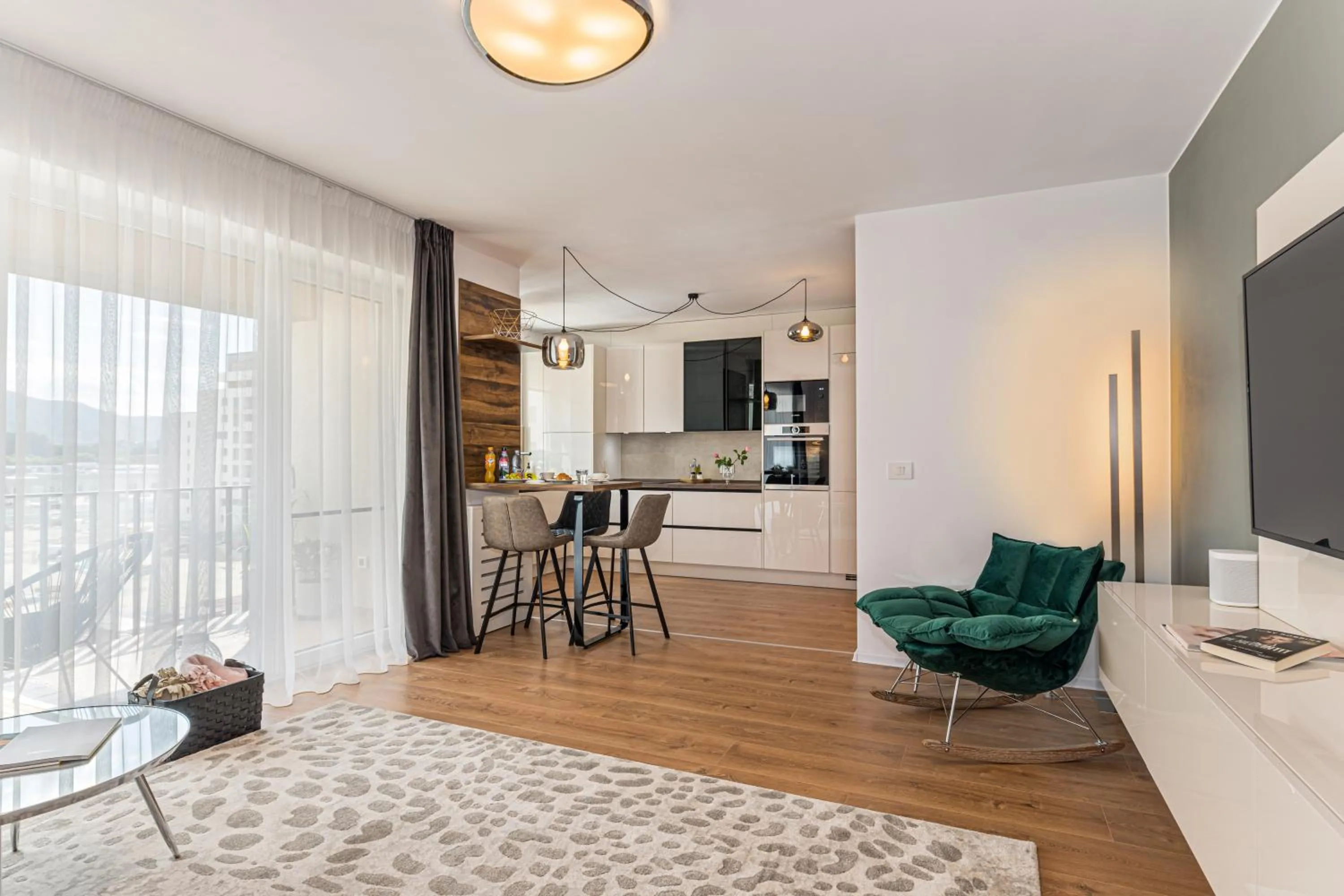 Living room in MK Apartments Brasov